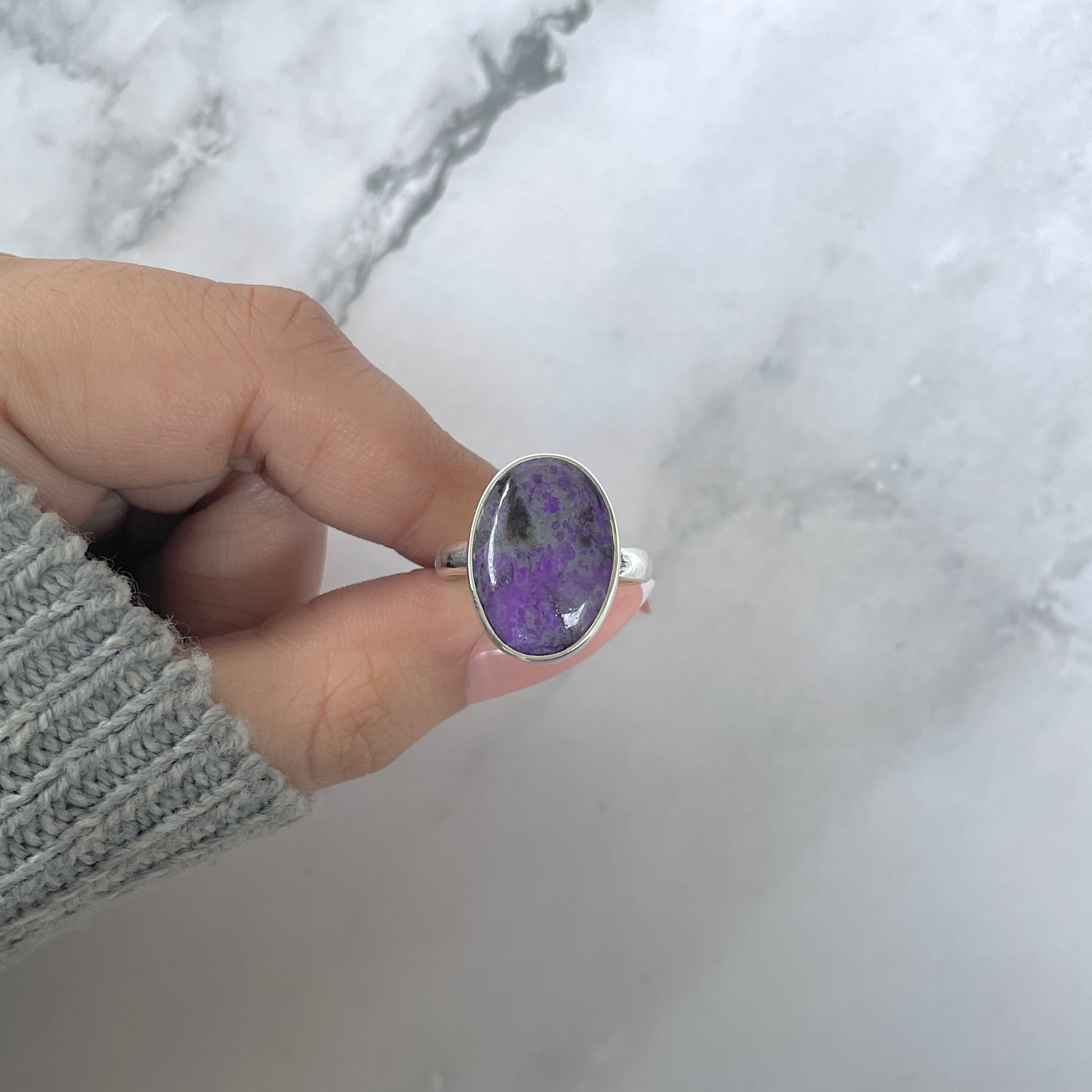 Sugilite Adjustable Ring-(SGL-R-53.)