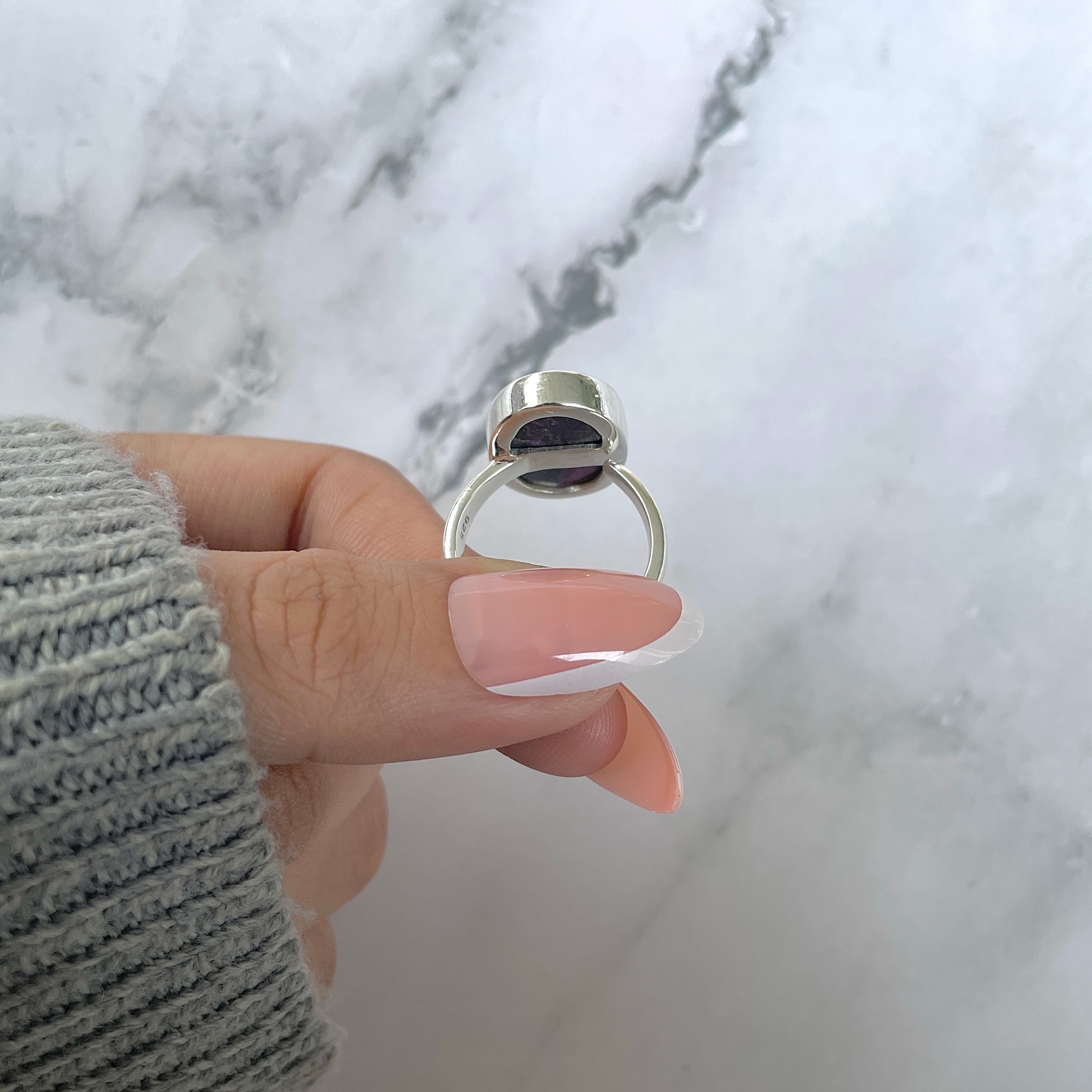Sugilite Adjustable Ring-(SGL-R-55.)