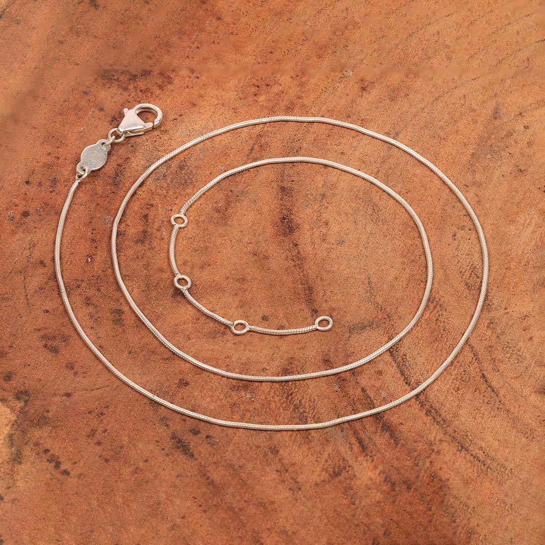 Snake Silver Chain-(SN-CMR-35)