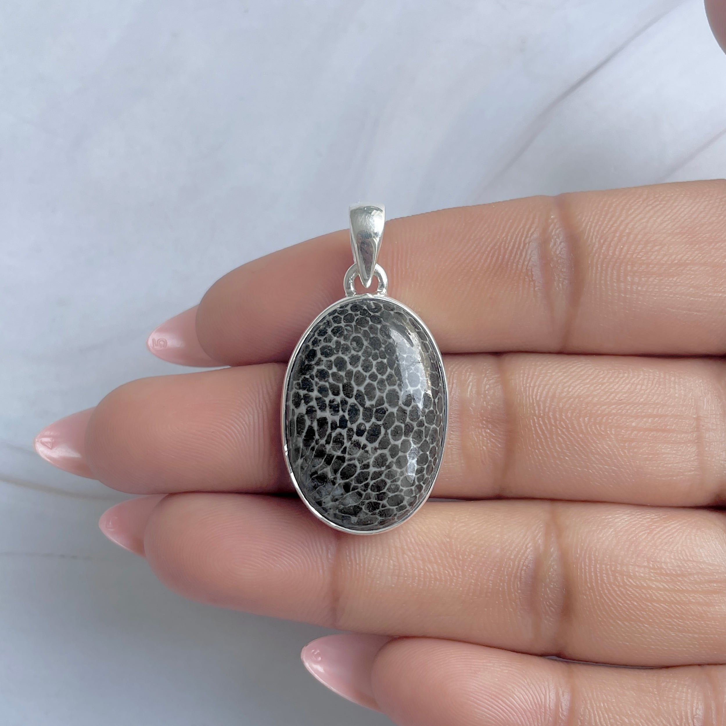Stingray Coral Pendant-(SRC-P-1.)