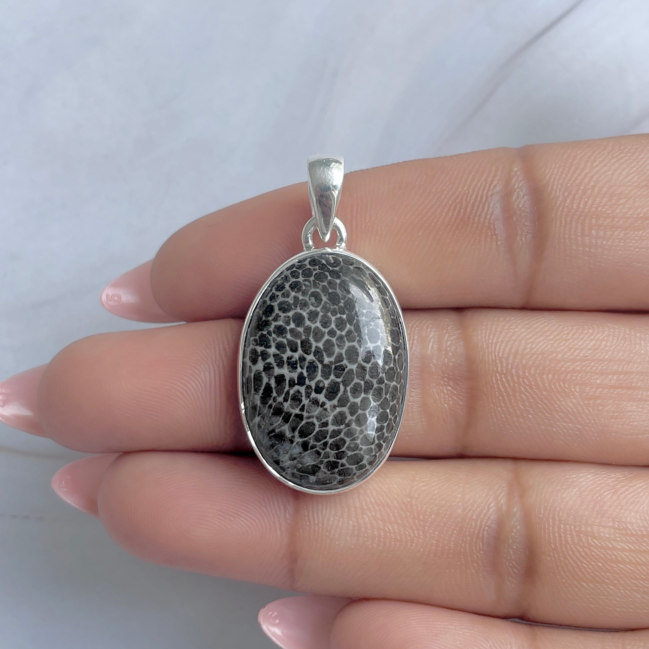 Stingray Coral Pendant-(SRC-P-1.)