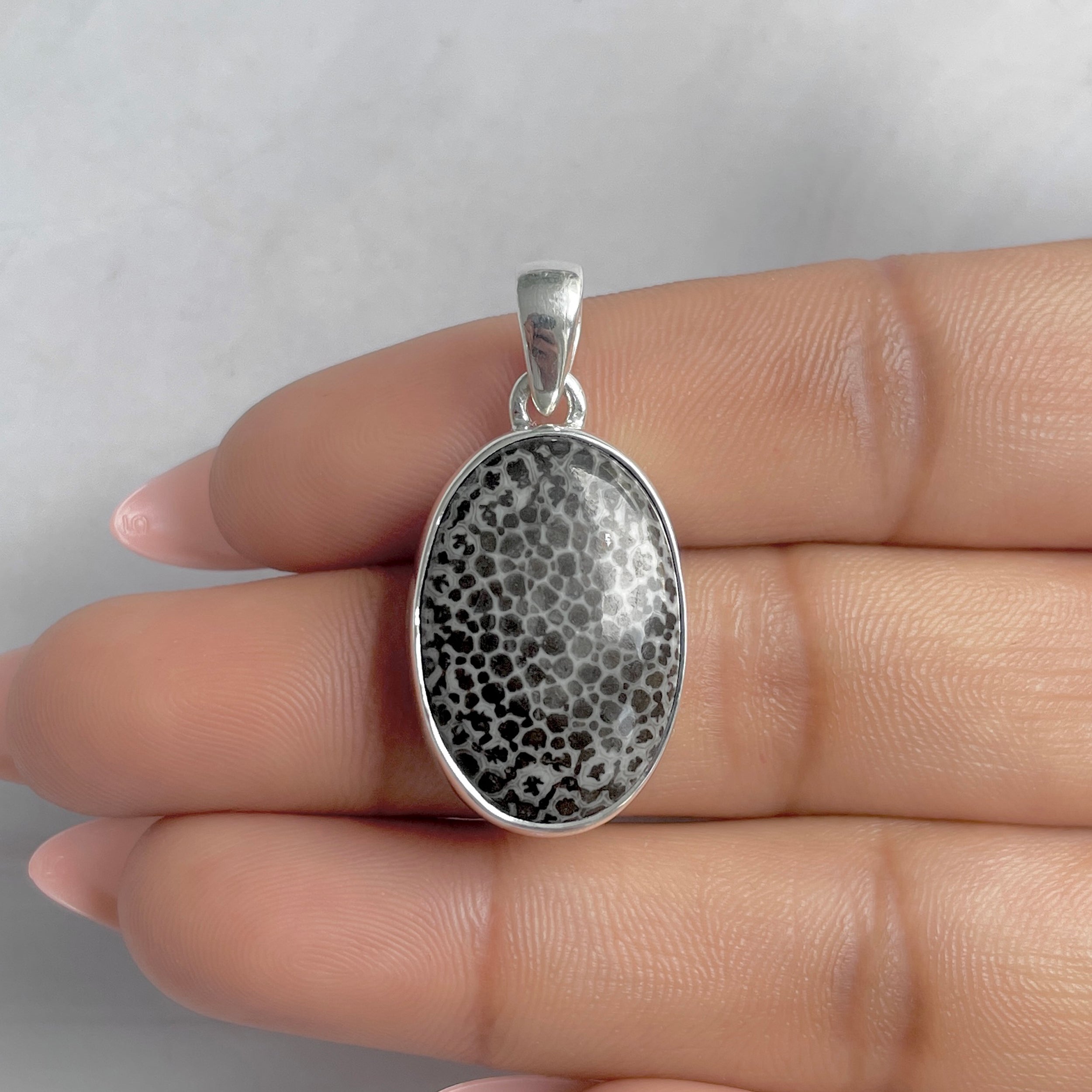 Stingray Coral Pendant-(SRC-P-10.)