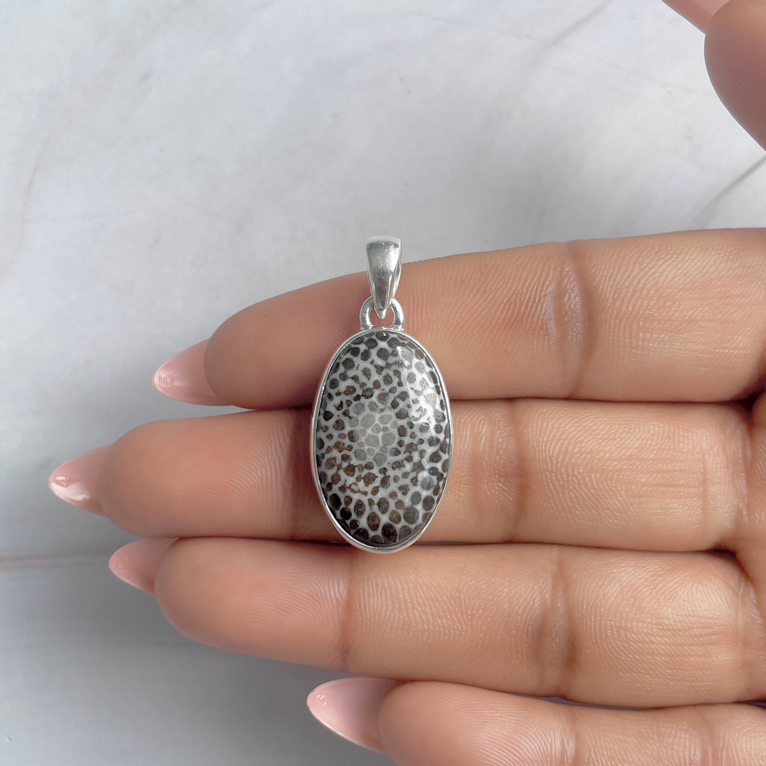 Stingray Coral Pendant-(SRC-P-11.)