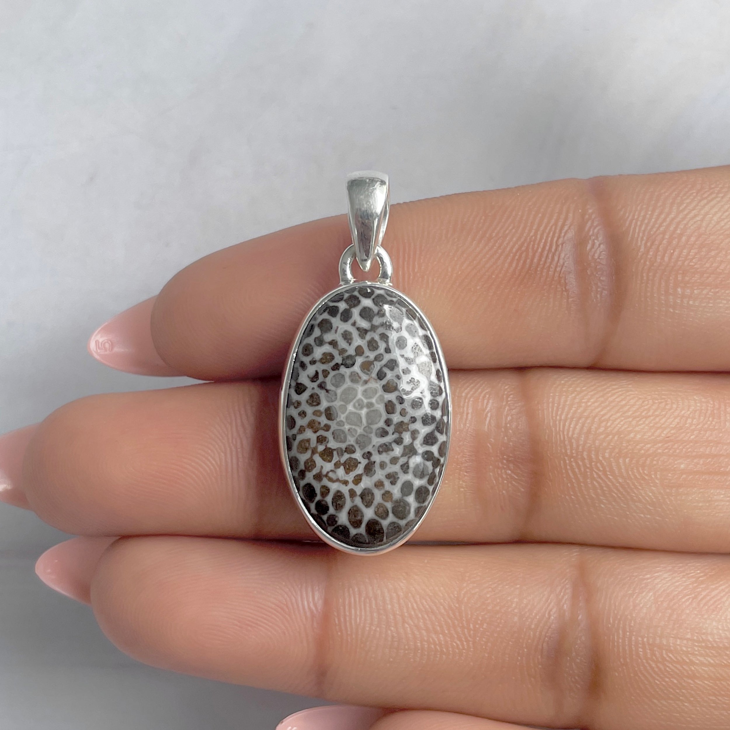 Stingray Coral Pendant-(SRC-P-11.)