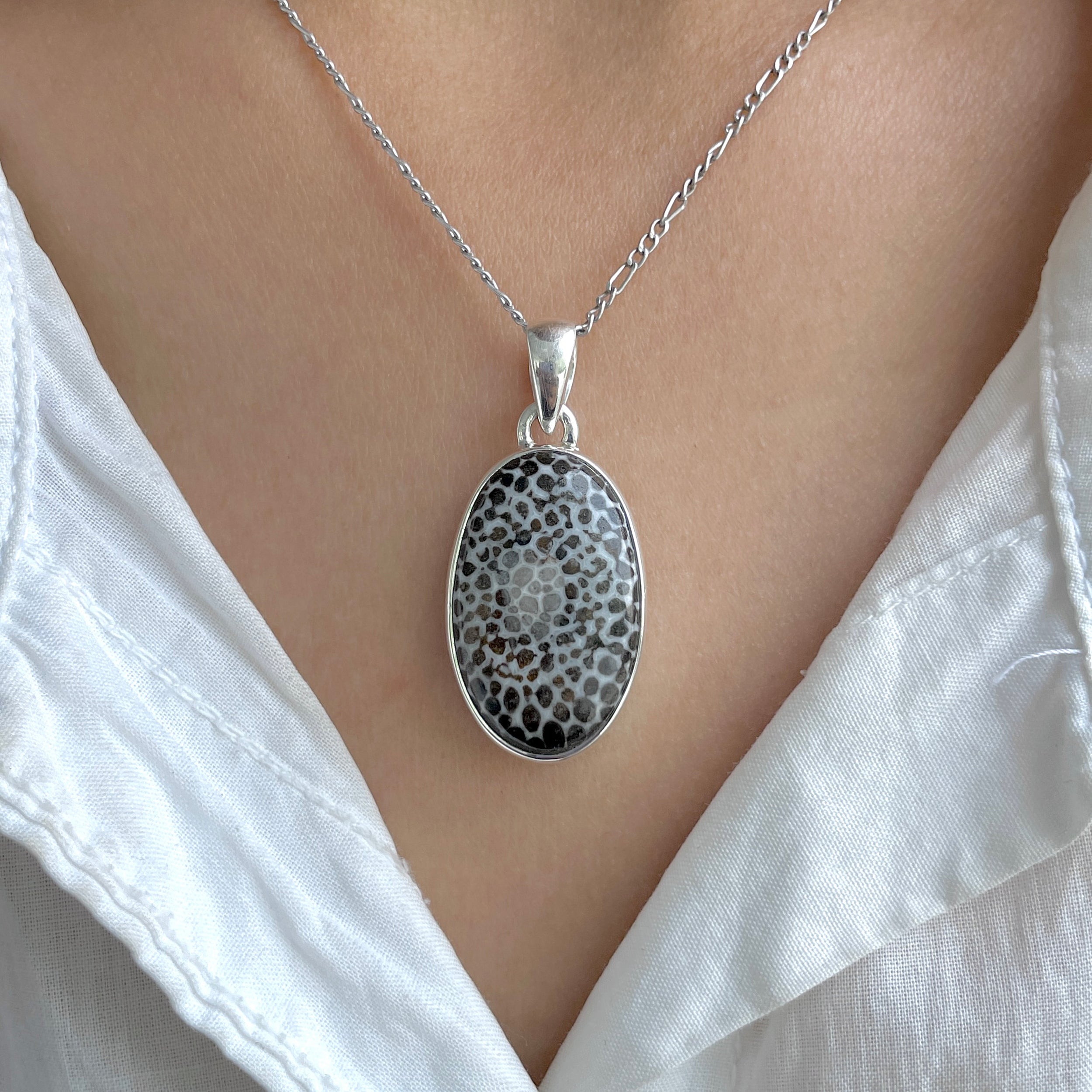 Stingray Coral Pendant-(SRC-P-11.)