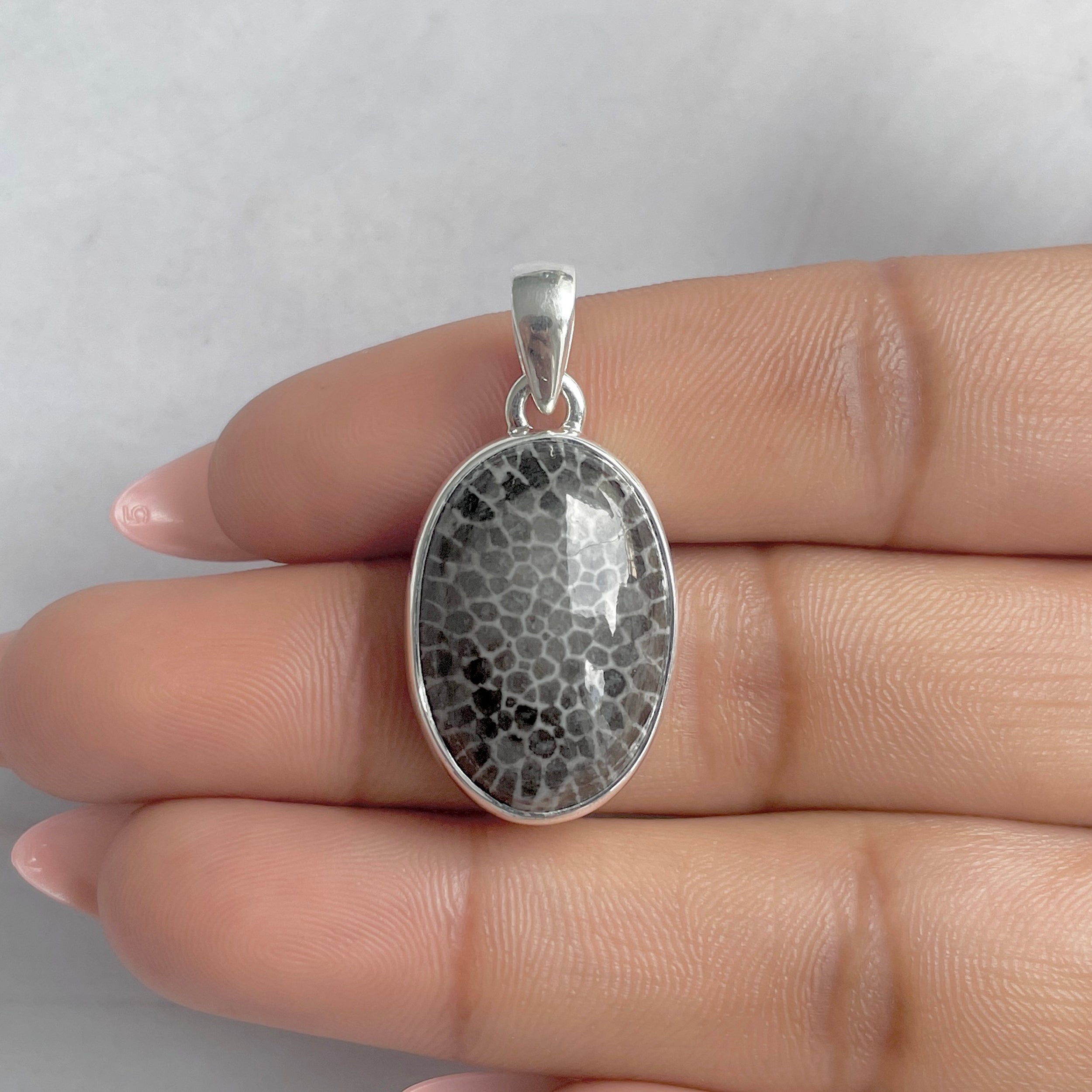 Stingray Coral Pendant-(SRC-P-14.)