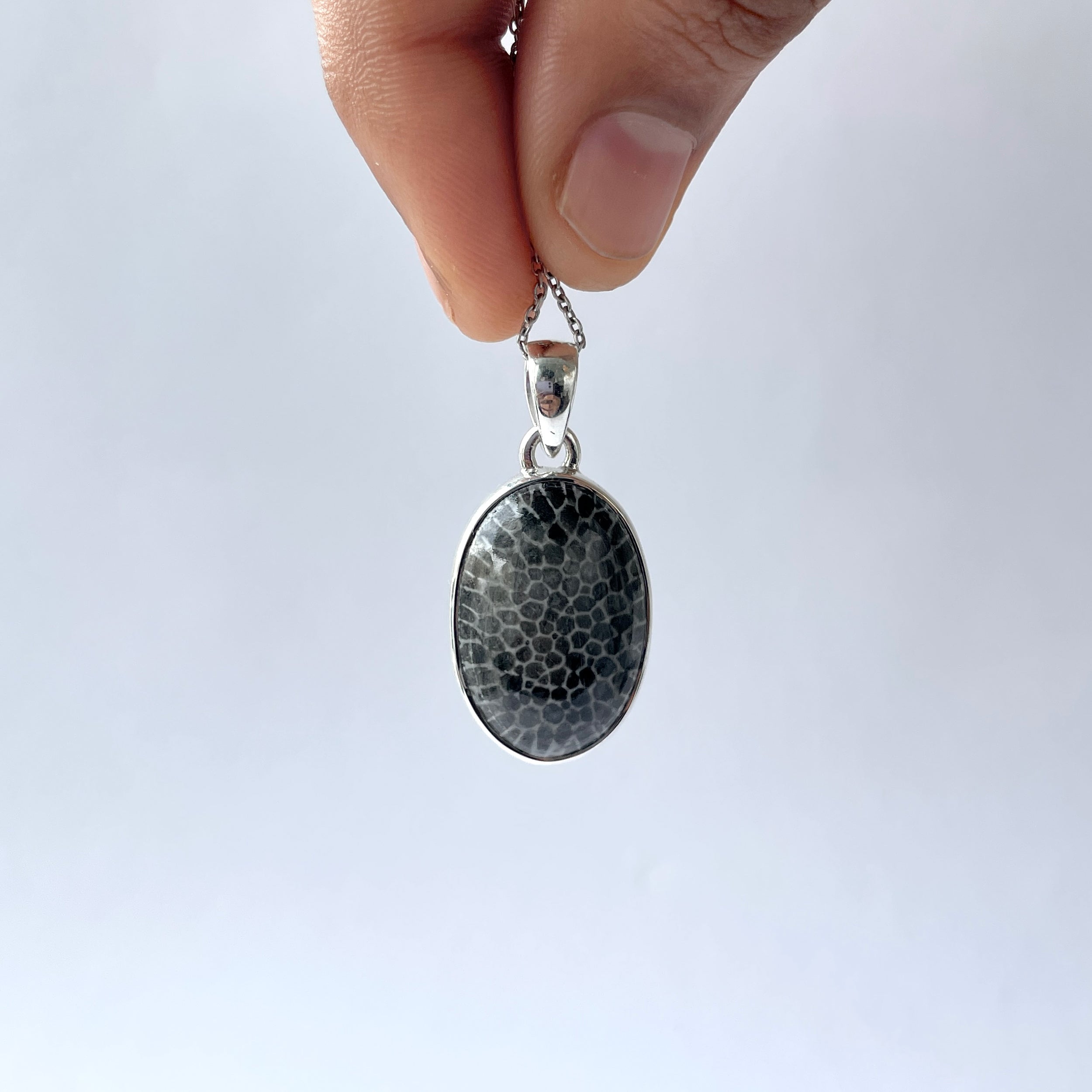 Stingray Coral Pendant-(SRC-P-14.)