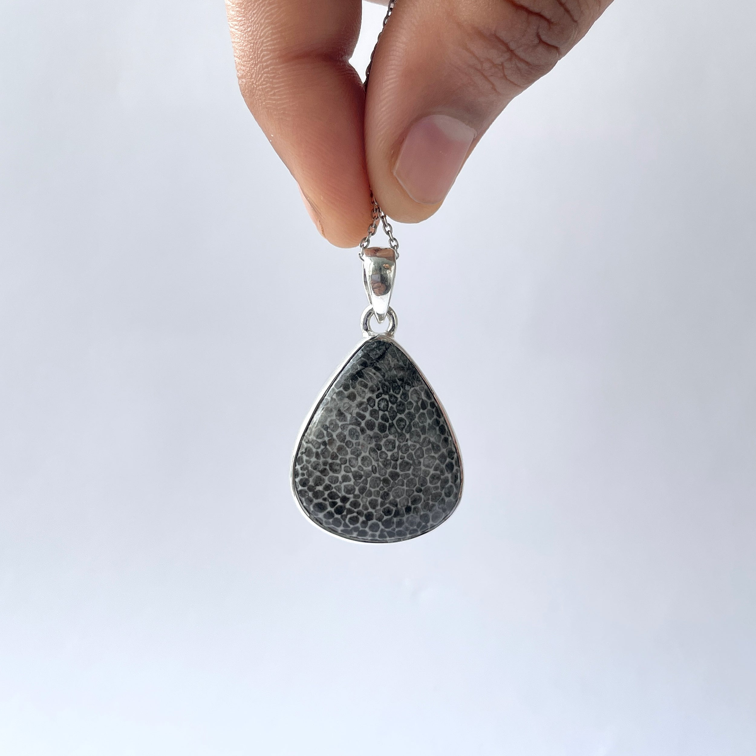 Stingray Coral Pendant-(SRC-P-16.)