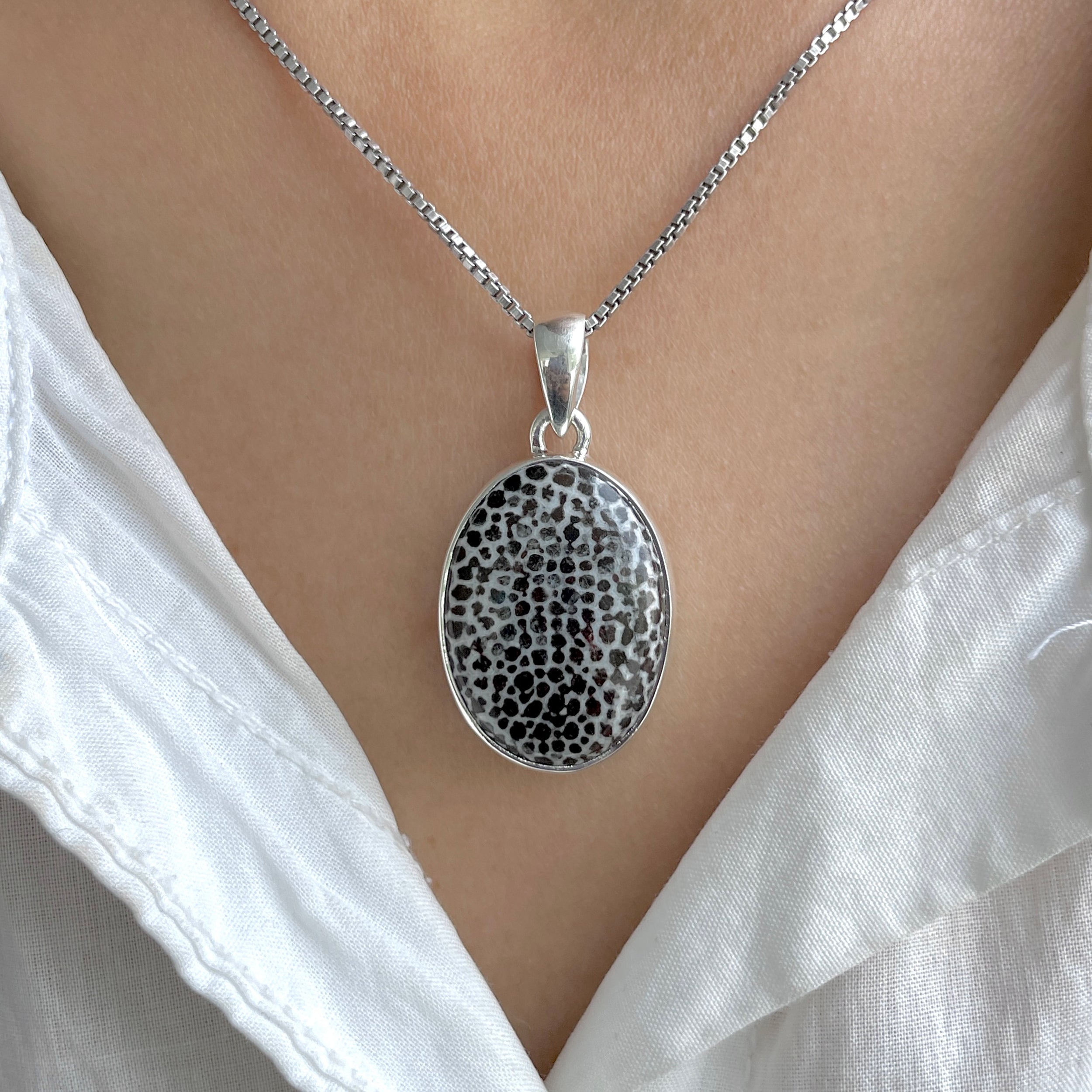 Stingray Coral Pendant-(SRC-P-17.)