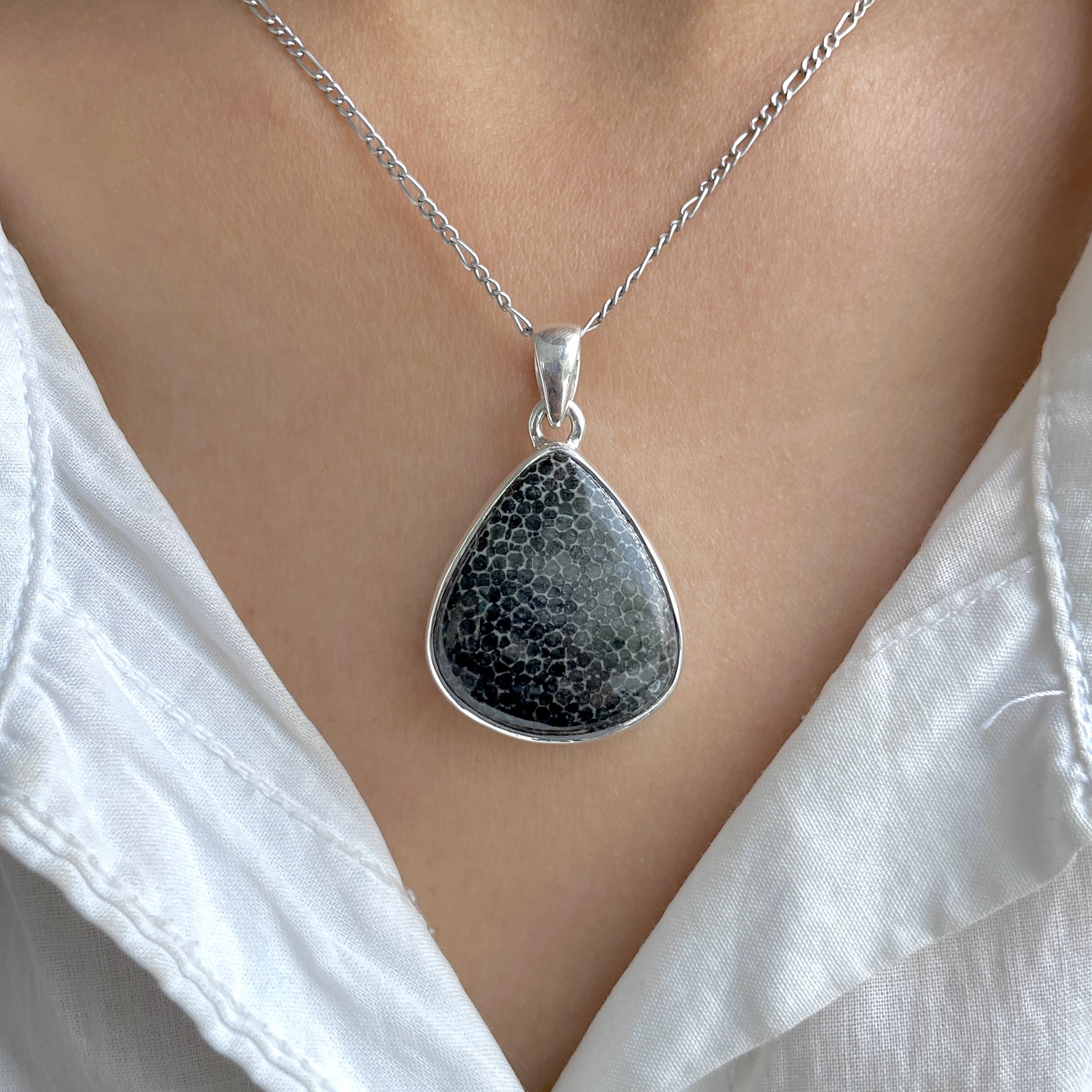 Stingray Coral Pendant-(SRC-P-18.)