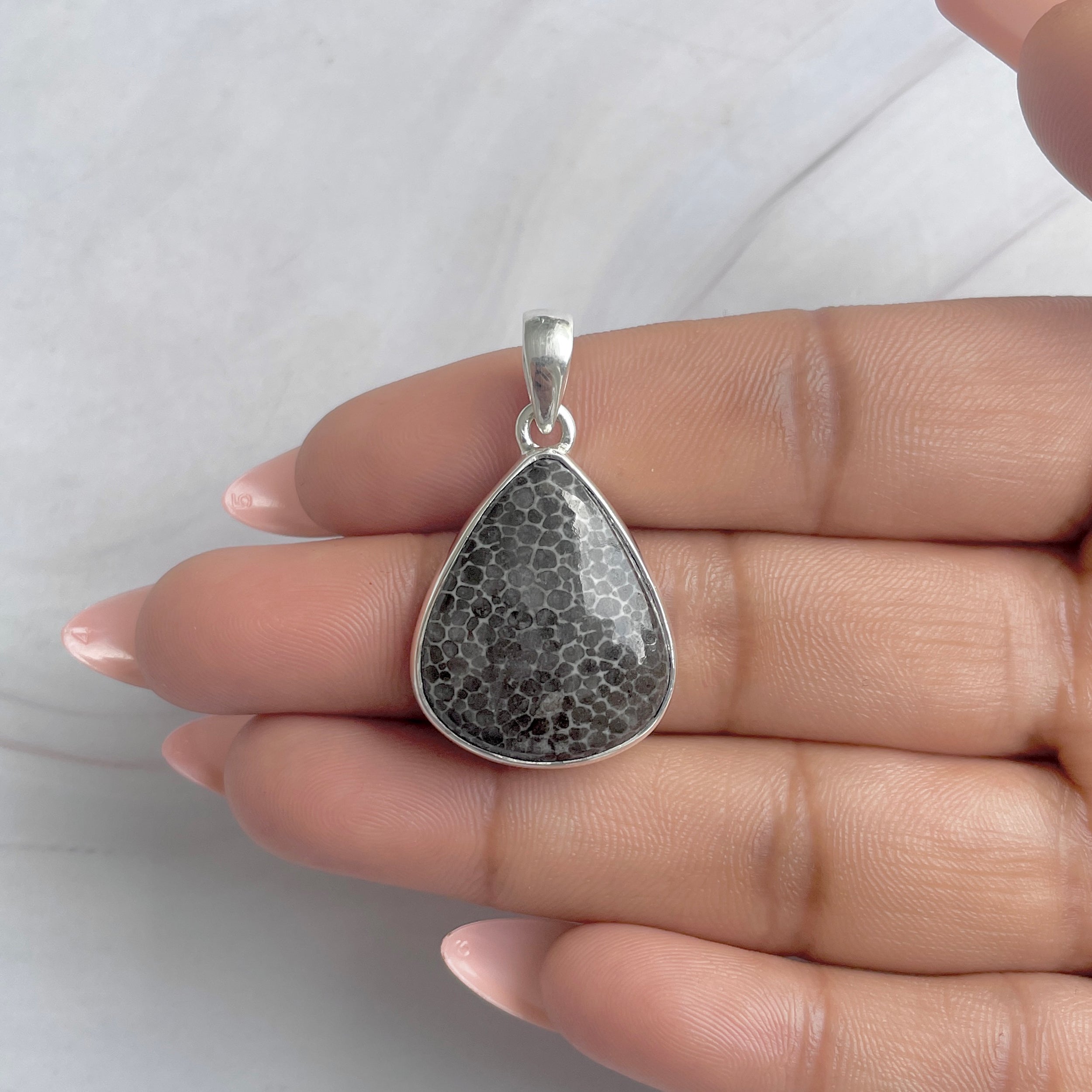 Stingray Coral Pendant-(SRC-P-19.)