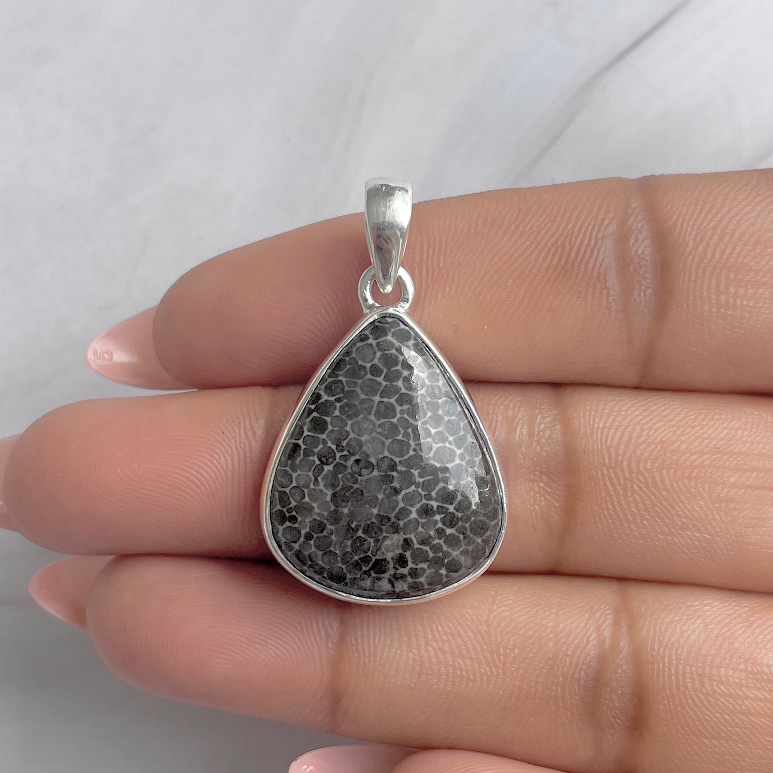Stingray Coral Pendant-(SRC-P-19.)