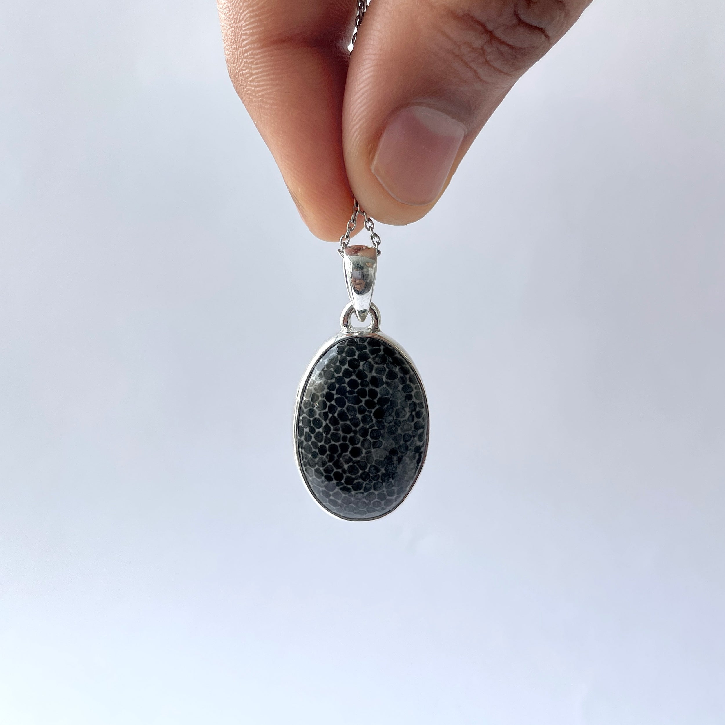 Stingray Coral Pendant-(SRC-P-22.)
