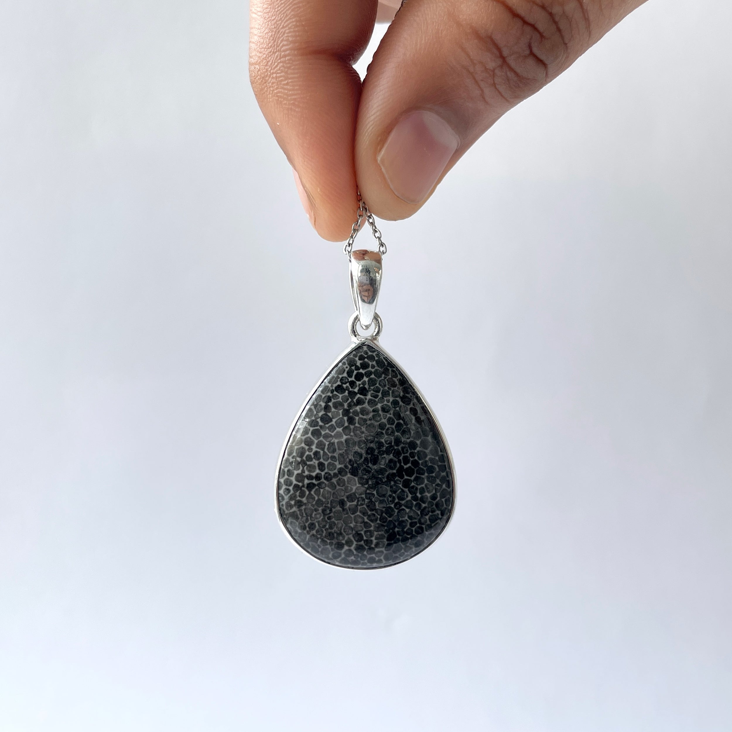 Stingray Coral Pendant-(SRC-P-23.)