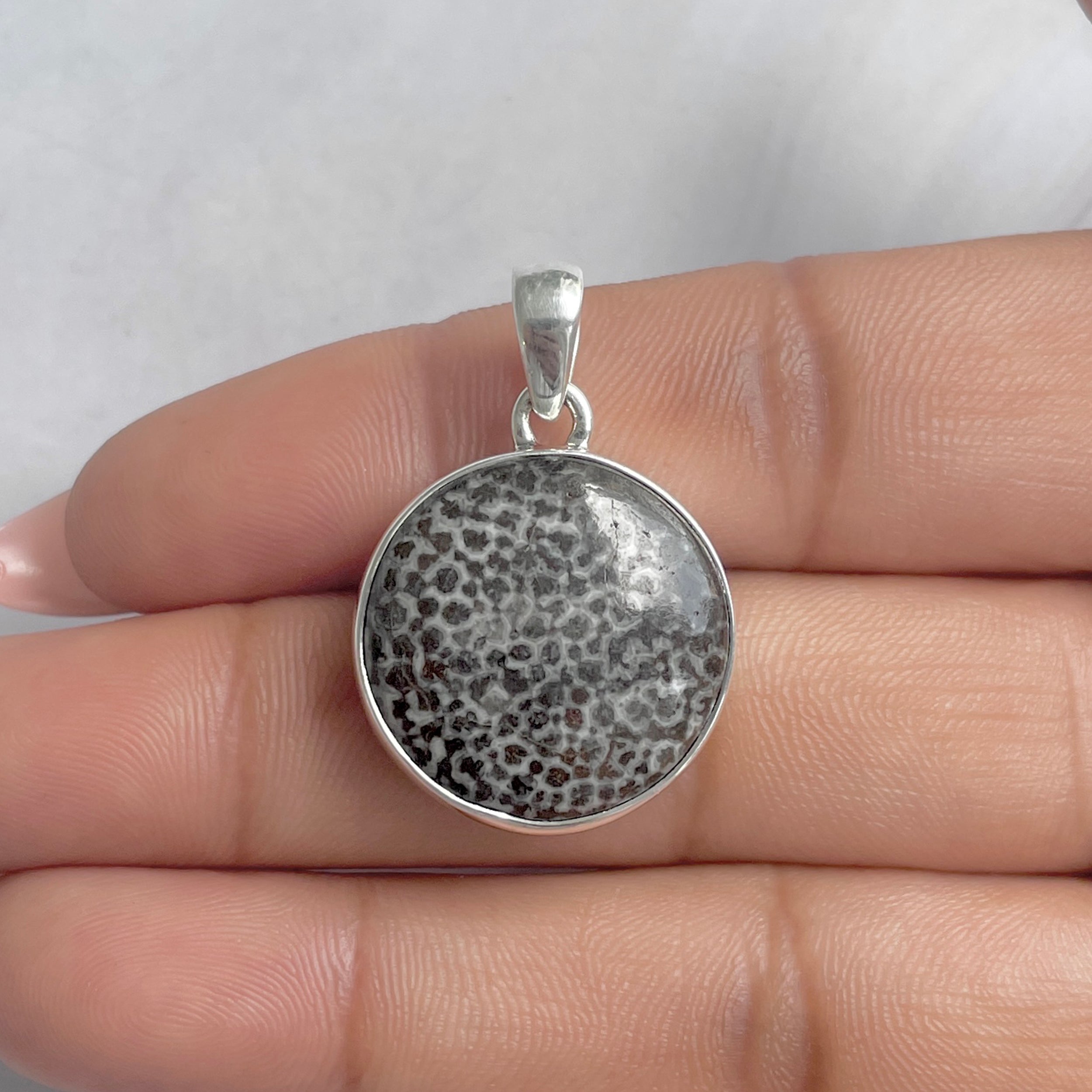 Stingray Coral Pendant-(SRC-P-24.)