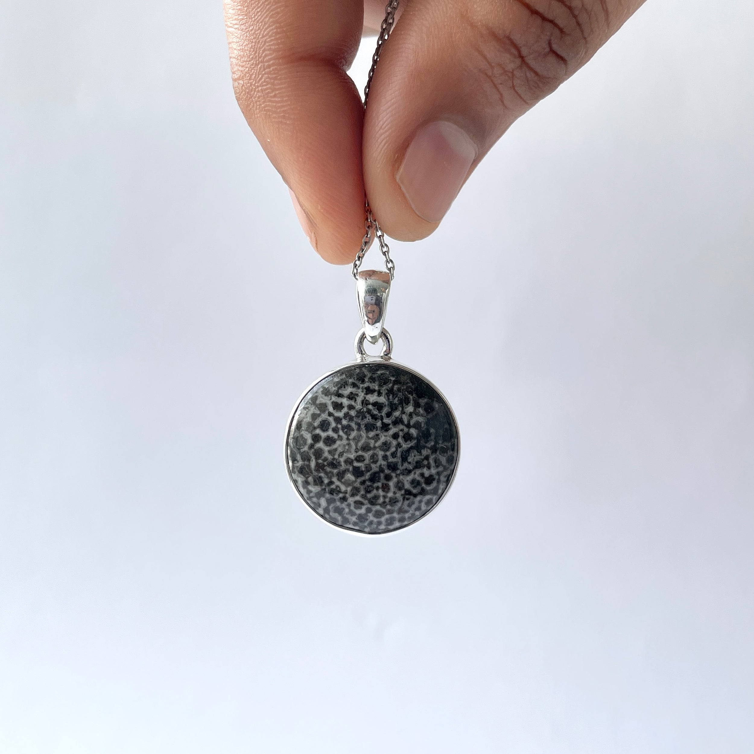 Stingray Coral Pendant-(SRC-P-24.)