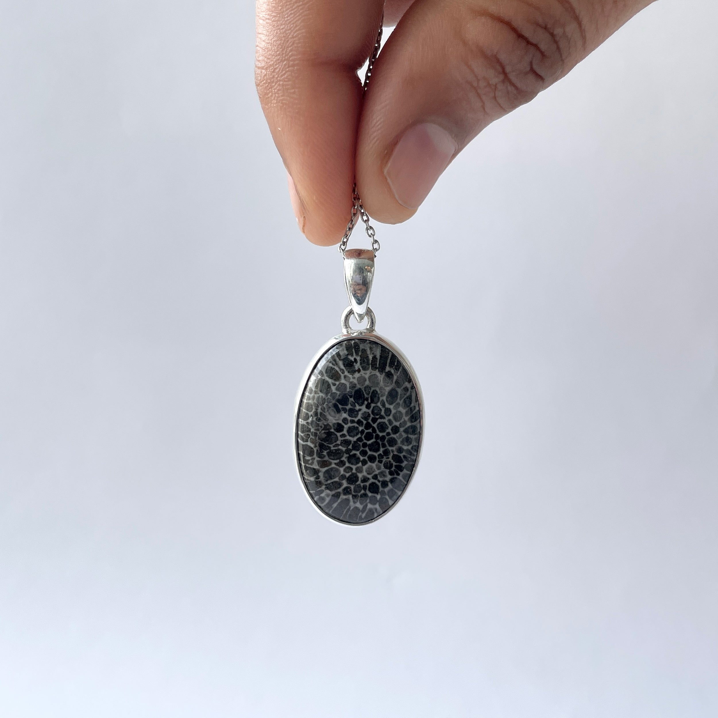 Stingray Coral Pendant-(SRC-P-25.)