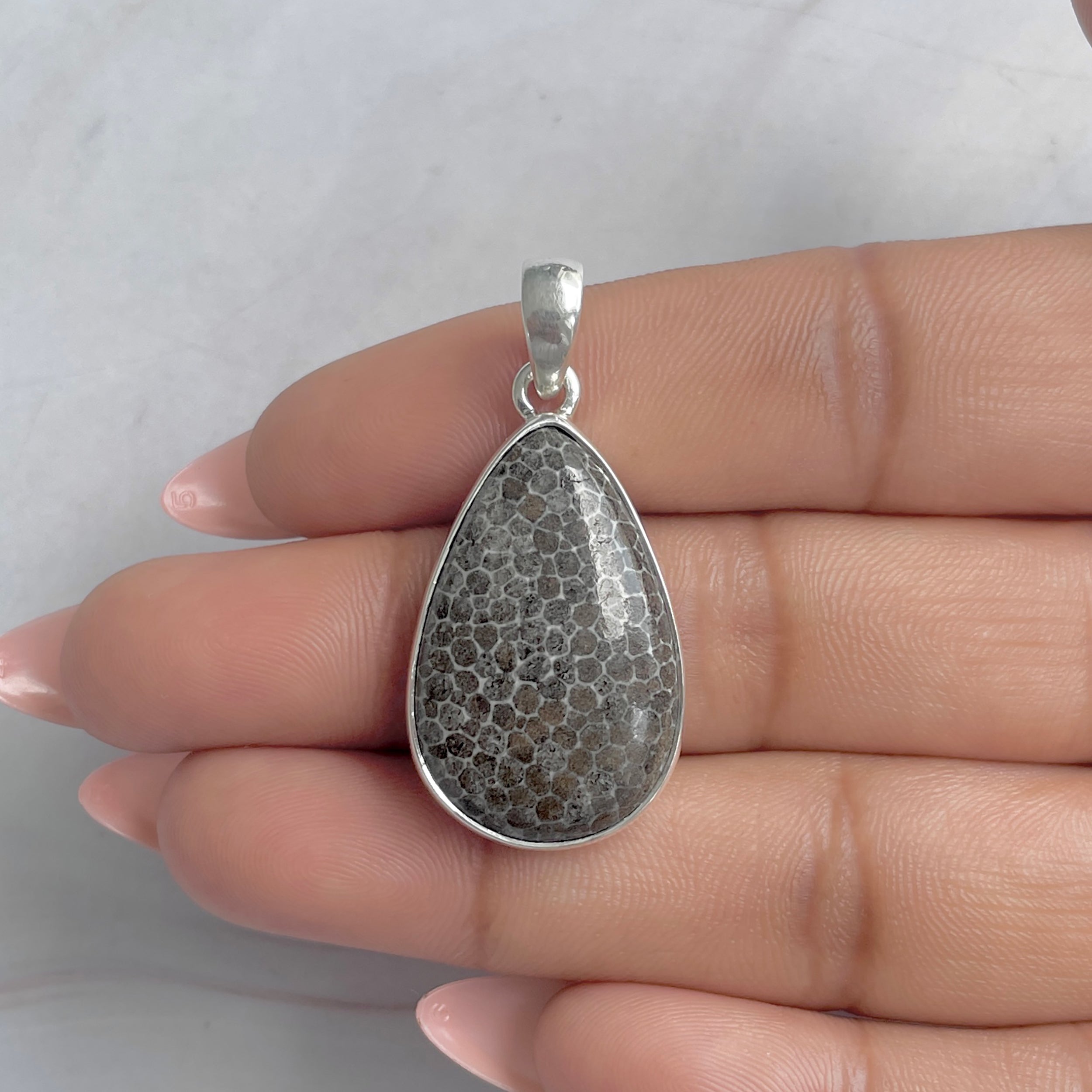 Stingray Coral Pendant-(SRC-P-26.)