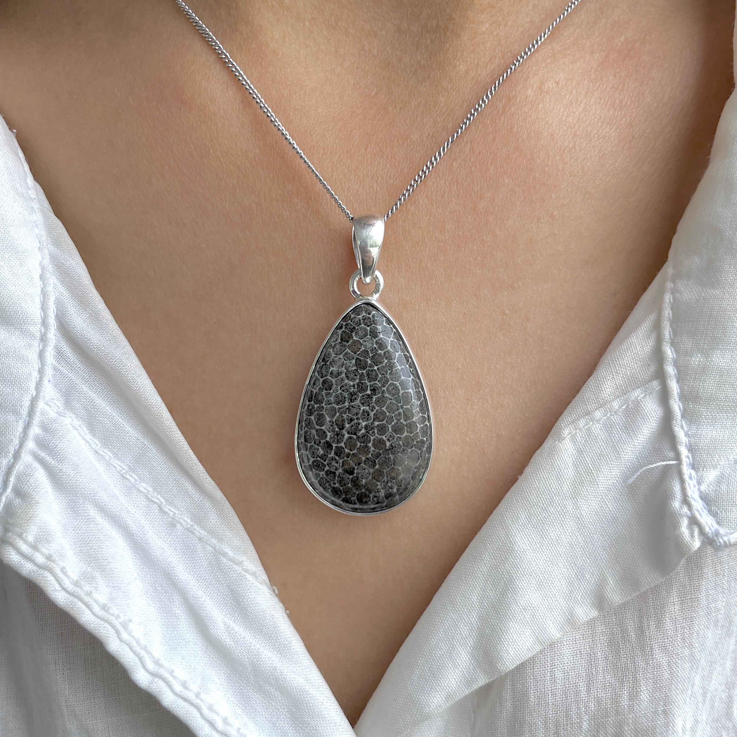 Stingray Coral Pendant-(SRC-P-26.)