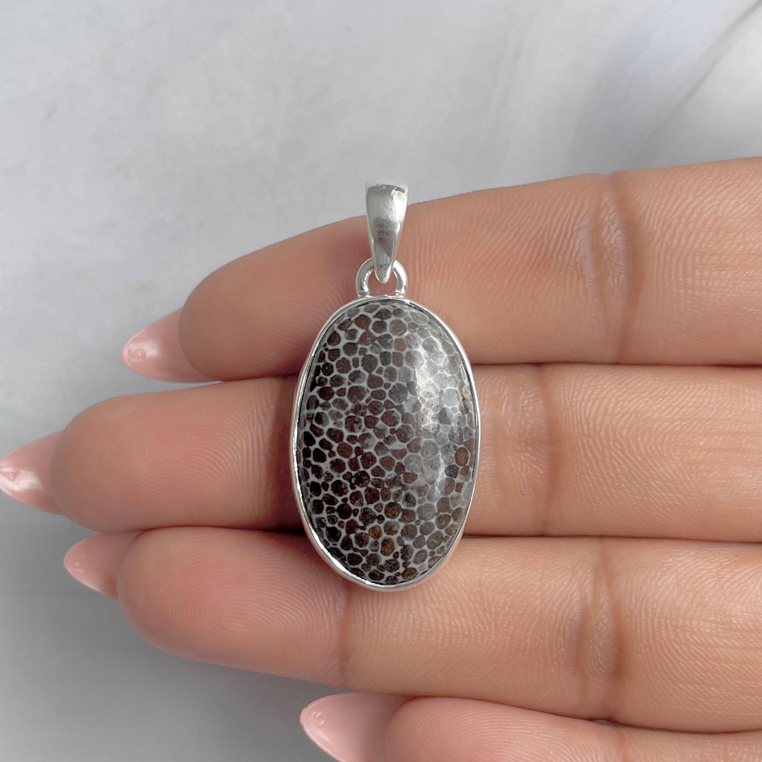 Stingray Coral Pendant-(SRC-P-27.)