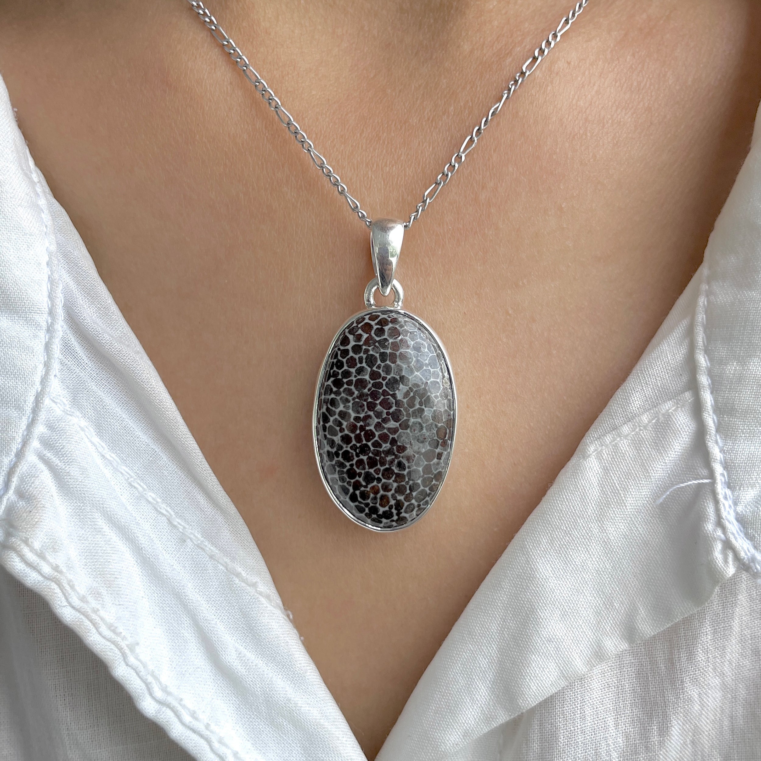 Stingray Coral Pendant-(SRC-P-27.)