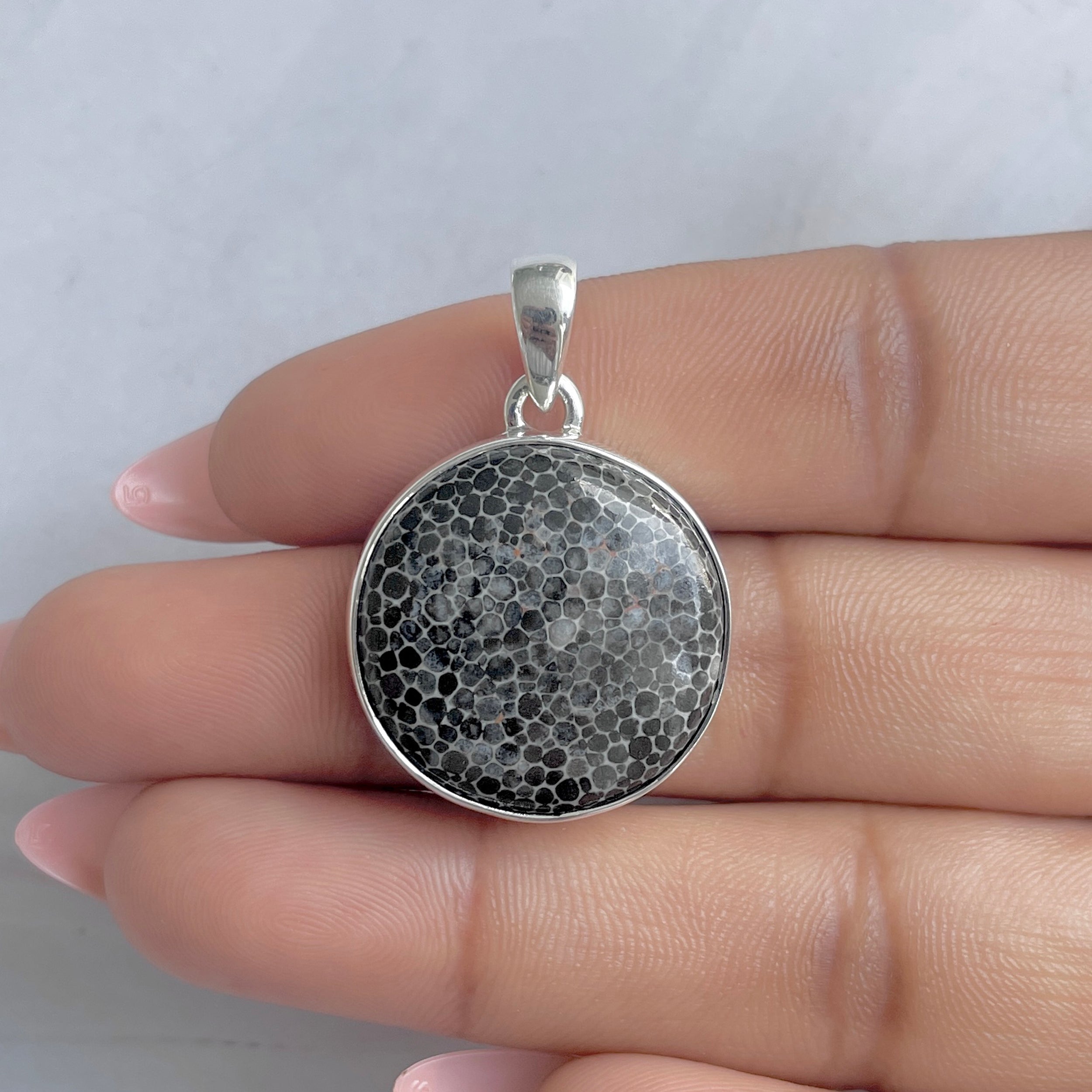 Stingray Coral Pendant-(SRC-P-3.)
