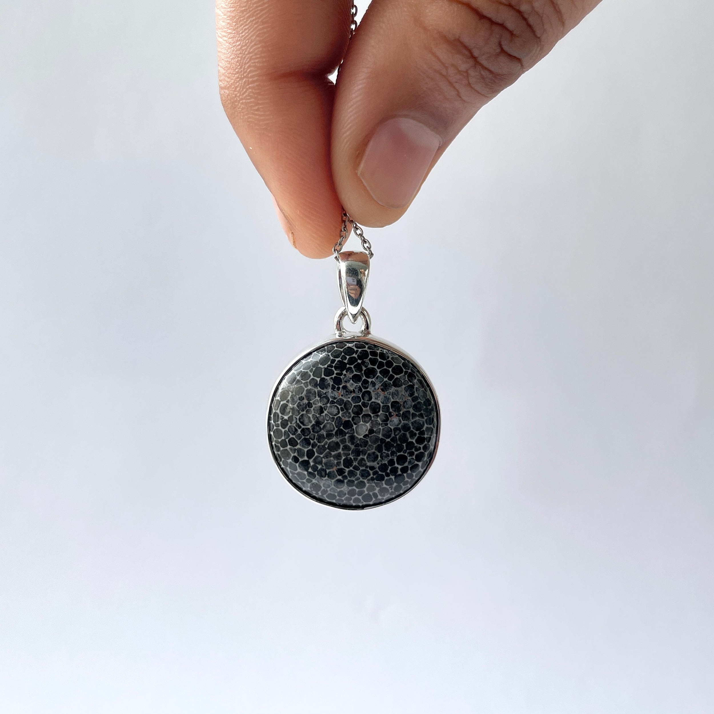 Stingray Coral Pendant-(SRC-P-3.)