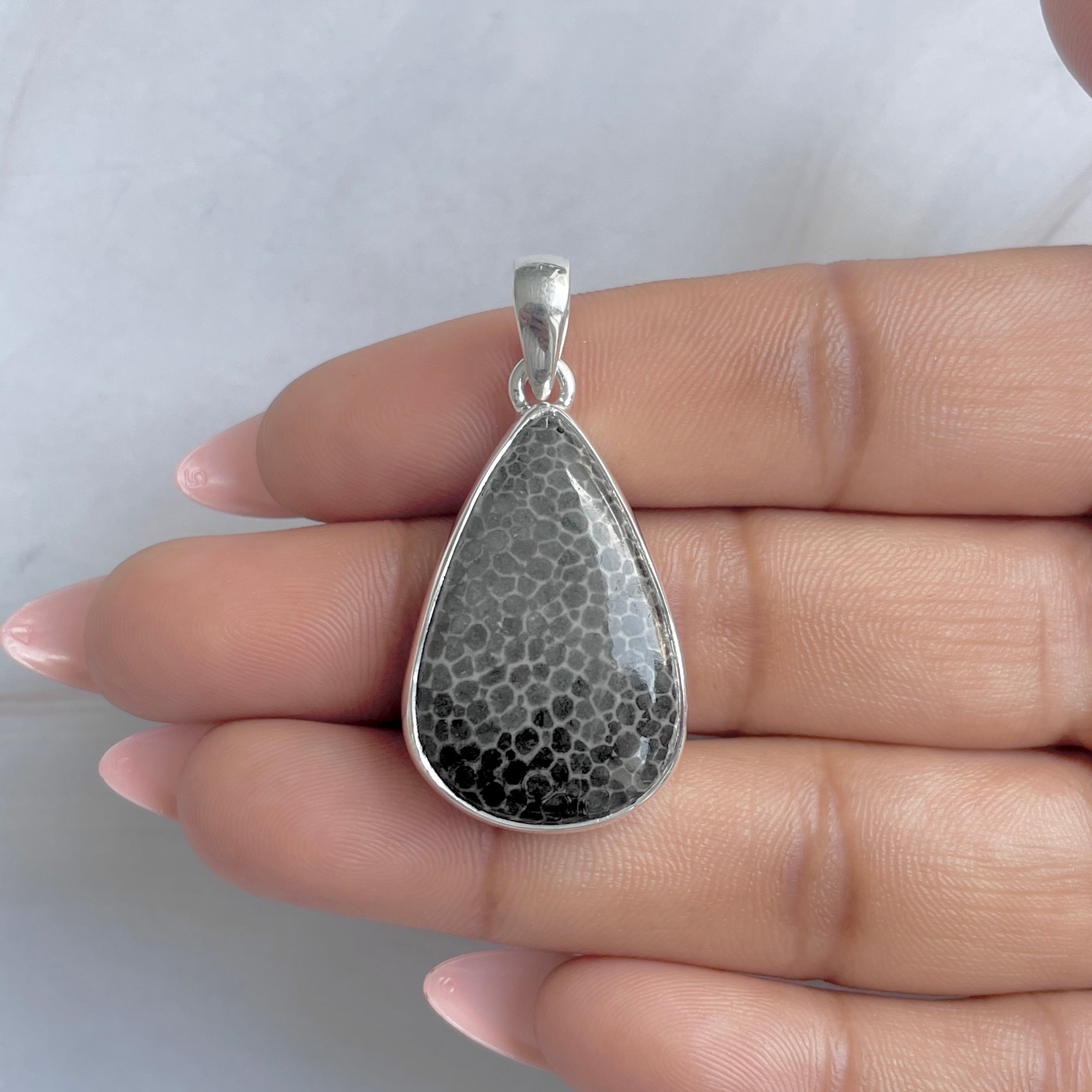 Stingray Coral Pendant-(SRC-P-4.)