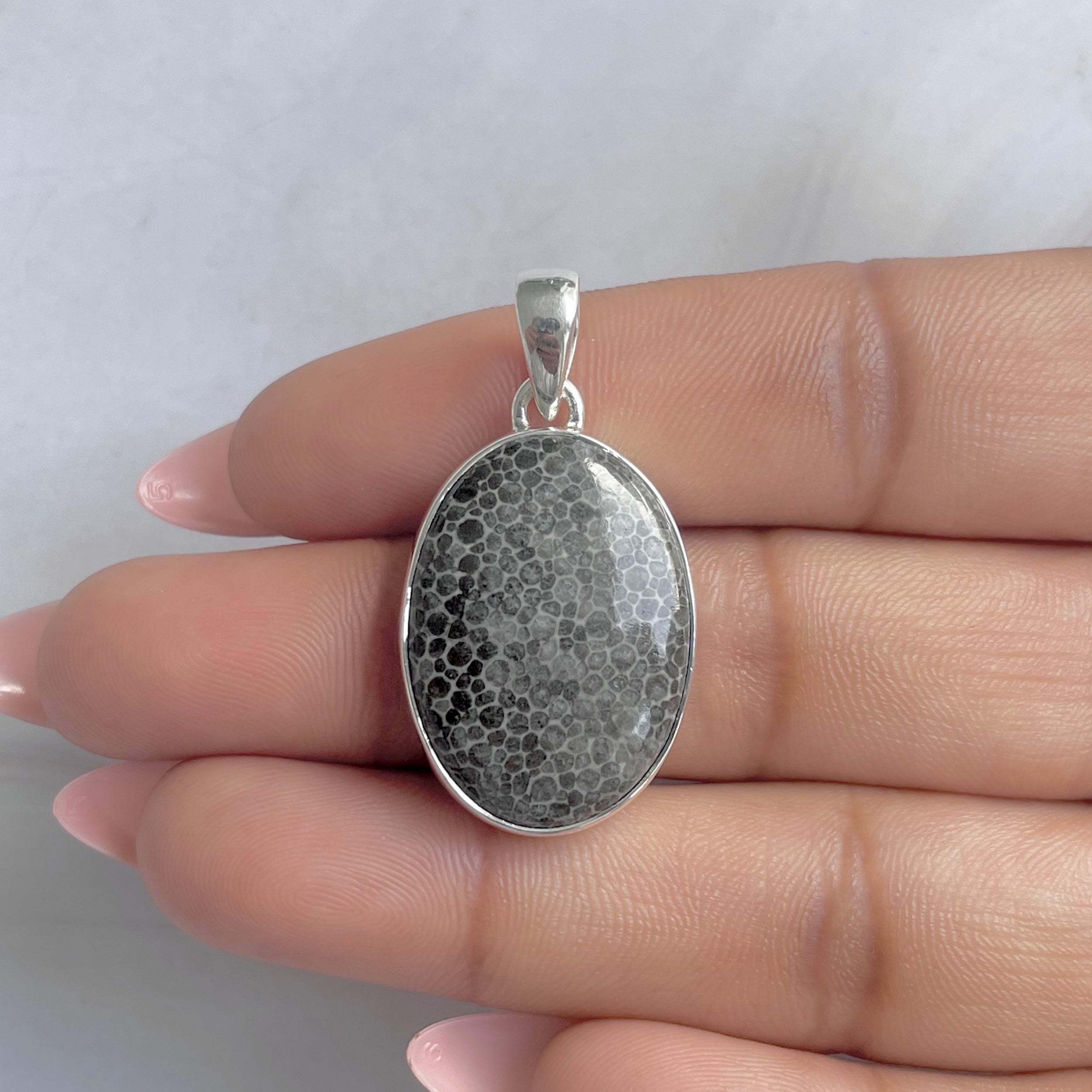 Stingray Coral Pendant-(SRC-P-5.)