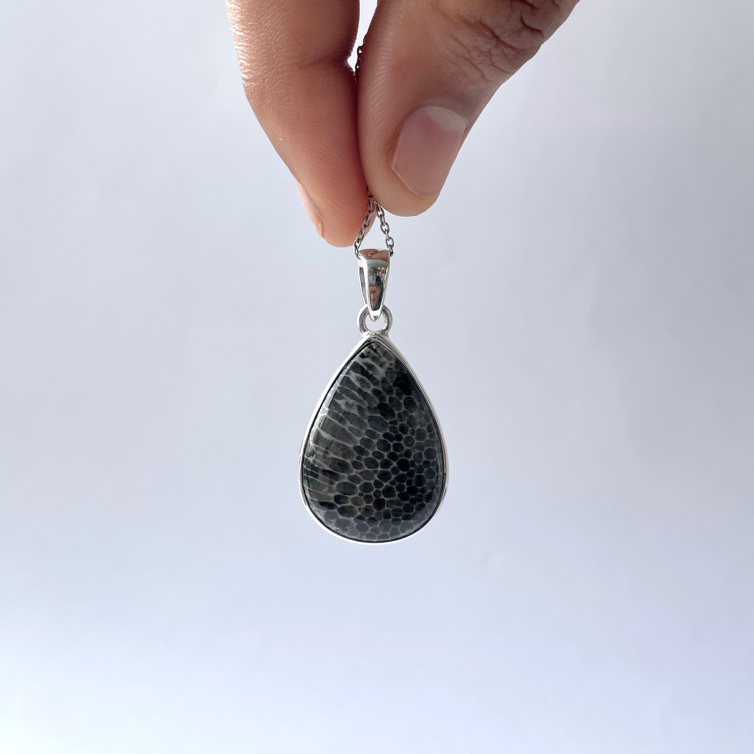 Stingray Coral Pendant-(SRC-P-6.)
