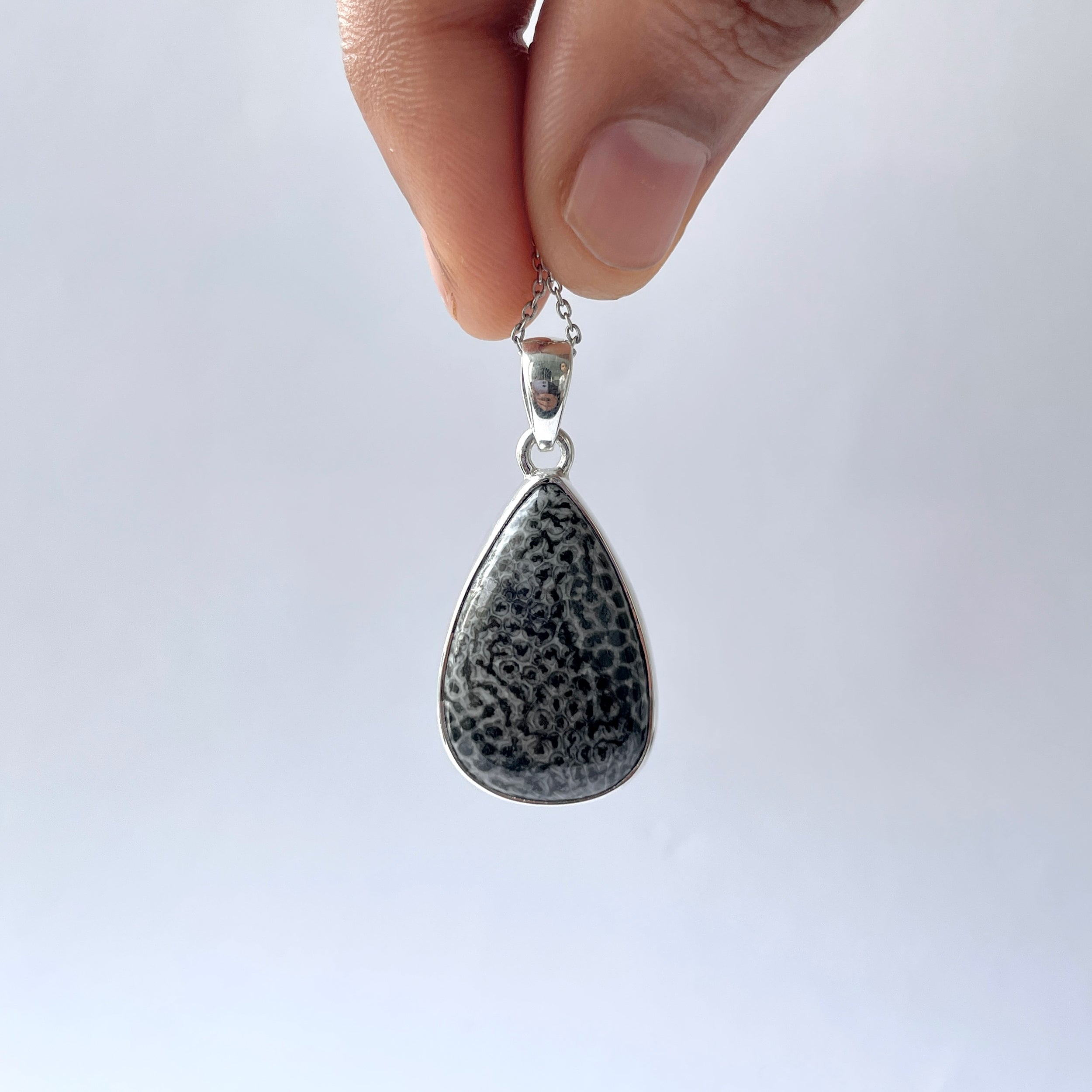 Stingray Coral Pendant-(SRC-P-7.)