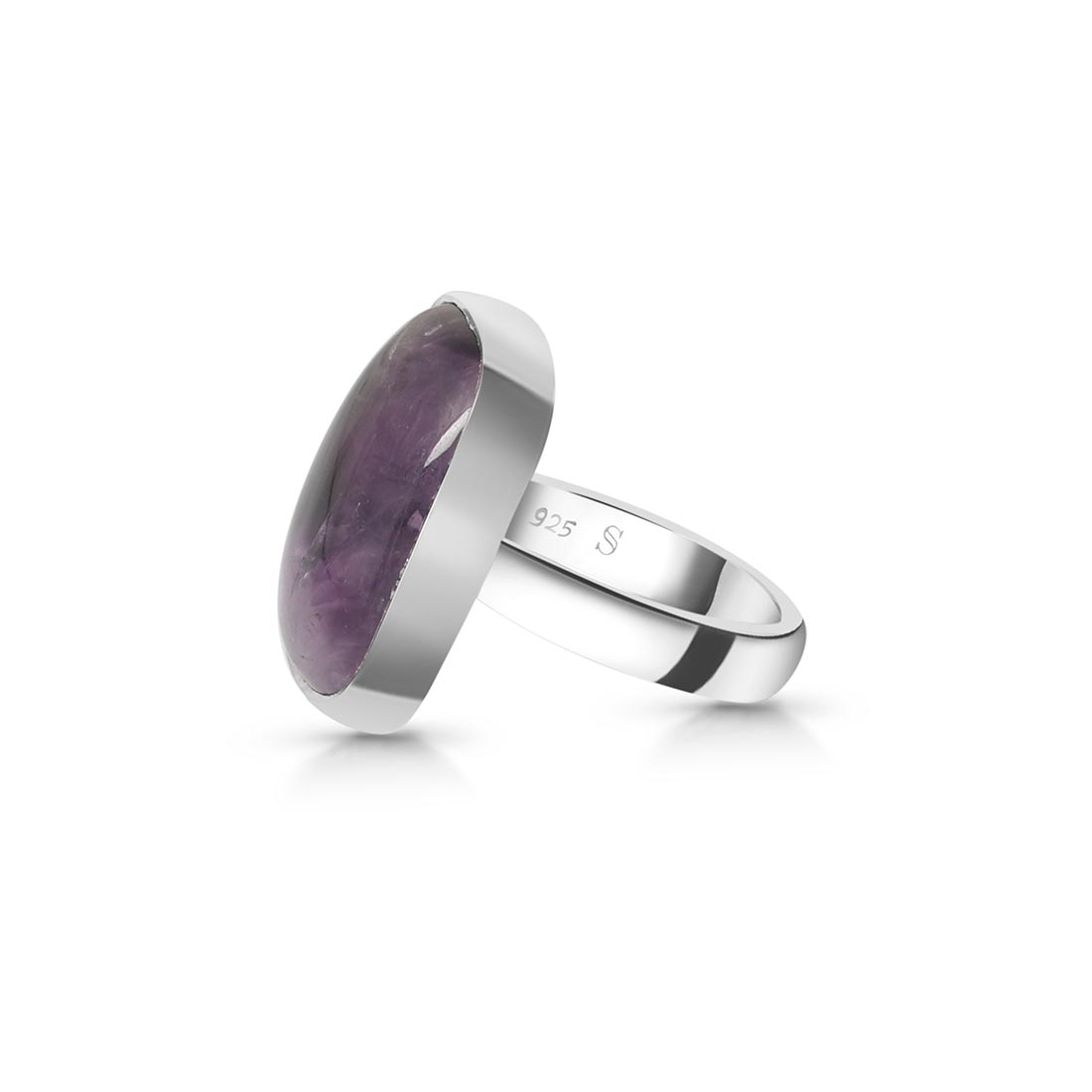 Star Amethyst Adjustable Ring-(STA-R-1.)