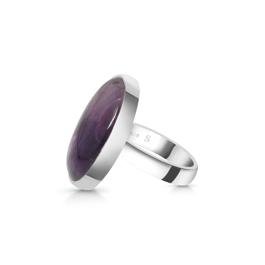 Star Amethyst Adjustable Ring-(STA-R-19.)