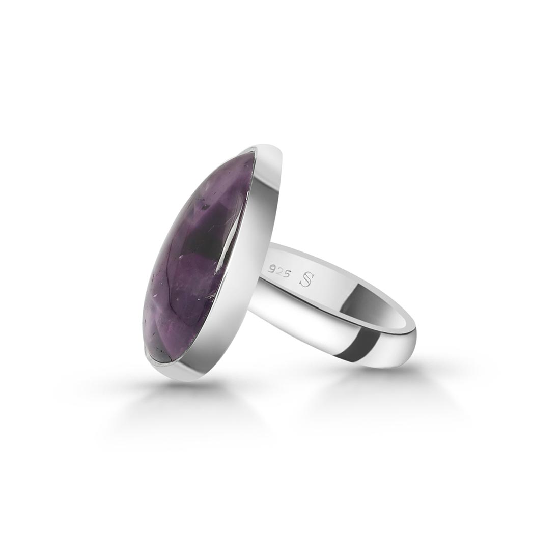 Star Amethyst Adjustable Ring-(STA-R-32.)
