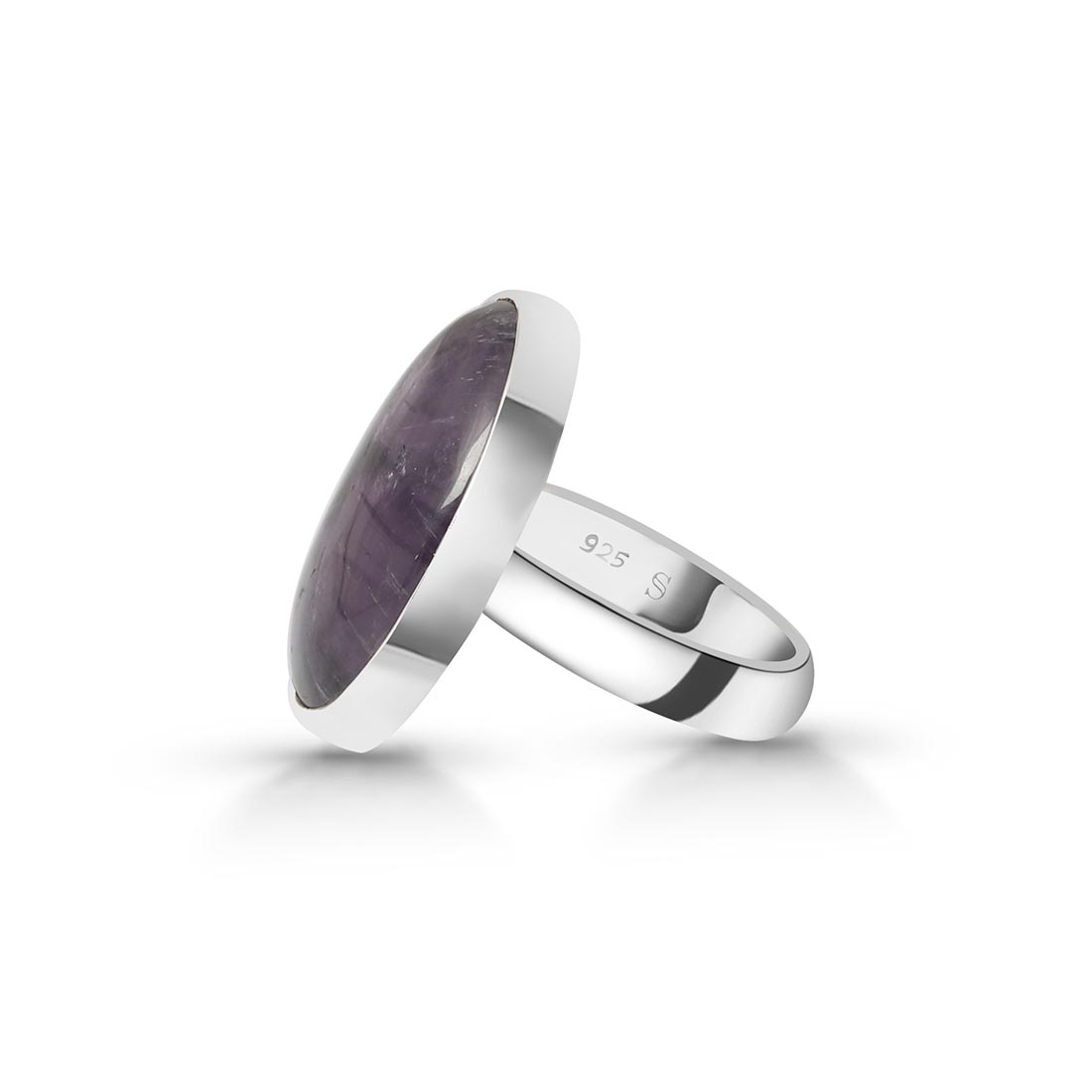 Star Amethyst Adjustable Ring-(STA-R-8.)