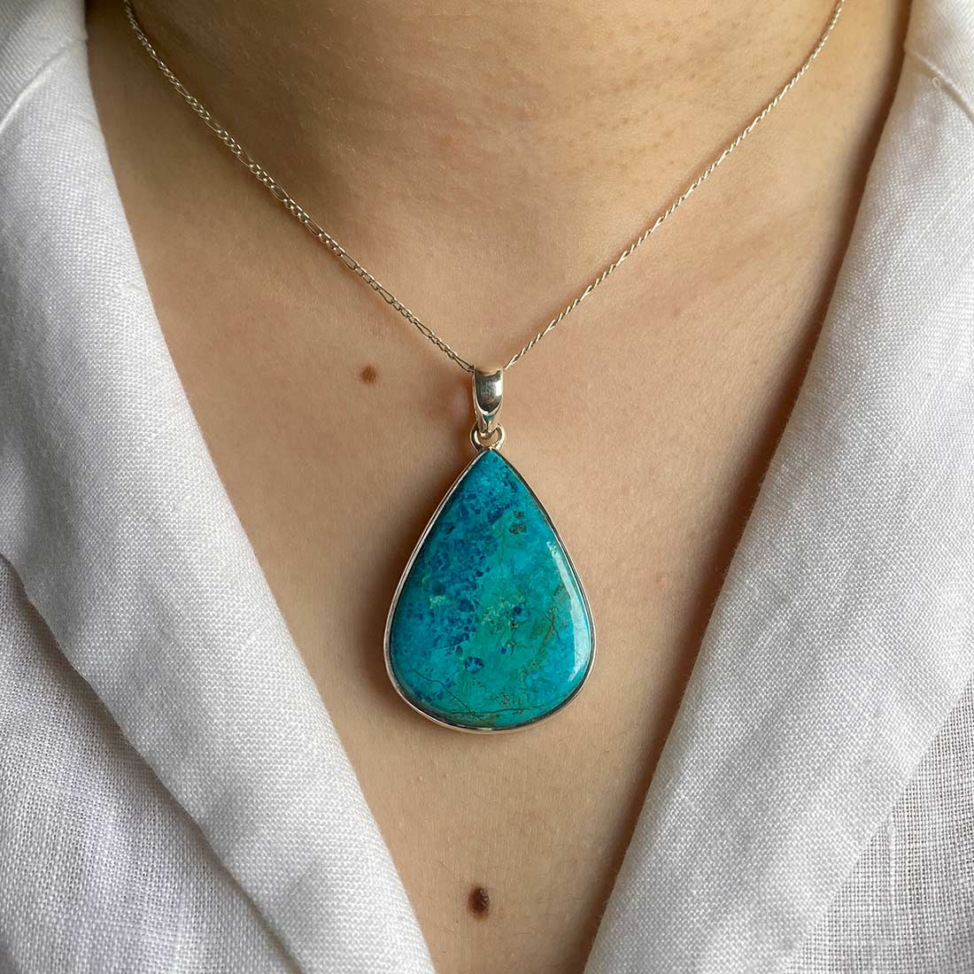 Shattuckite Pendant-(STK-P-7.)