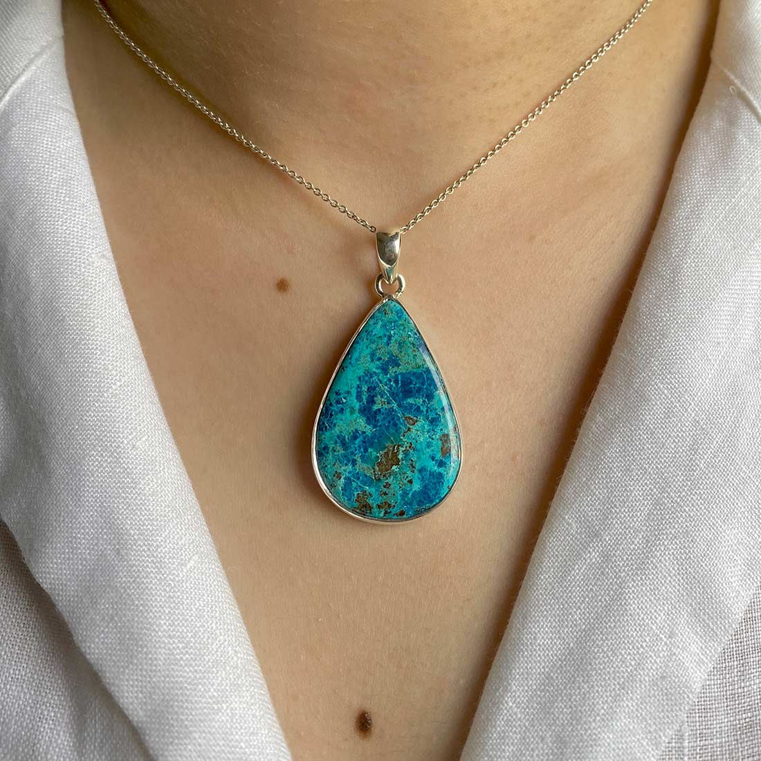 Shattuckite Pendant-(STK-P-9.)