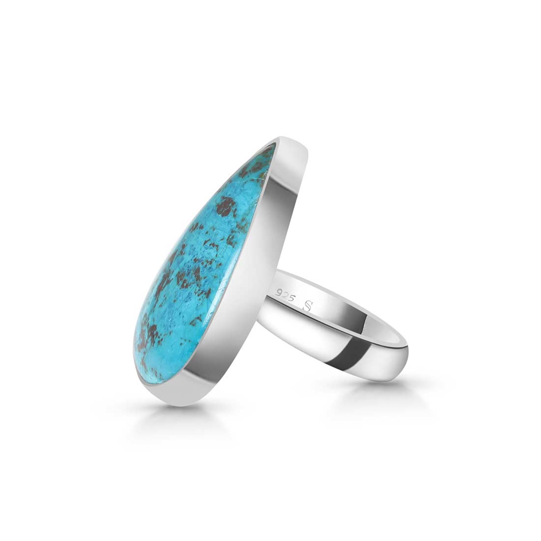 Shattuckite Adjustable Ring-(STK-R-1.)