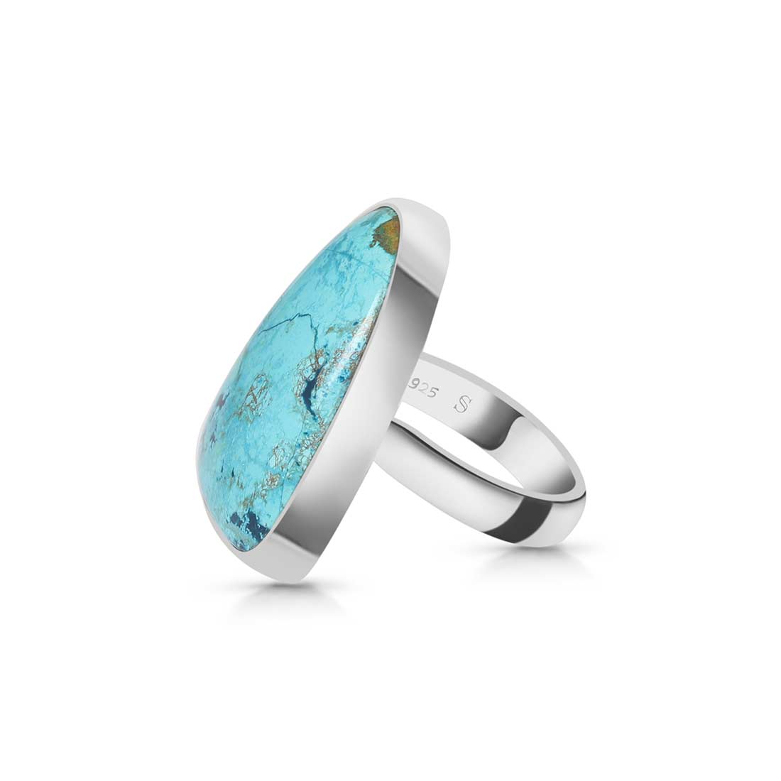 Shattuckite Adjustable Ring-(STK-R-13.)