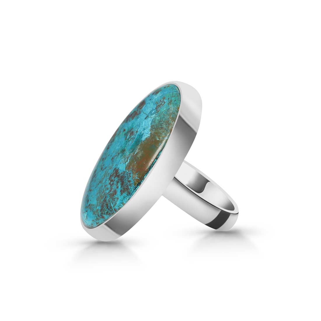 Shattuckite Adjustable Ring-(STK-R-15.)
