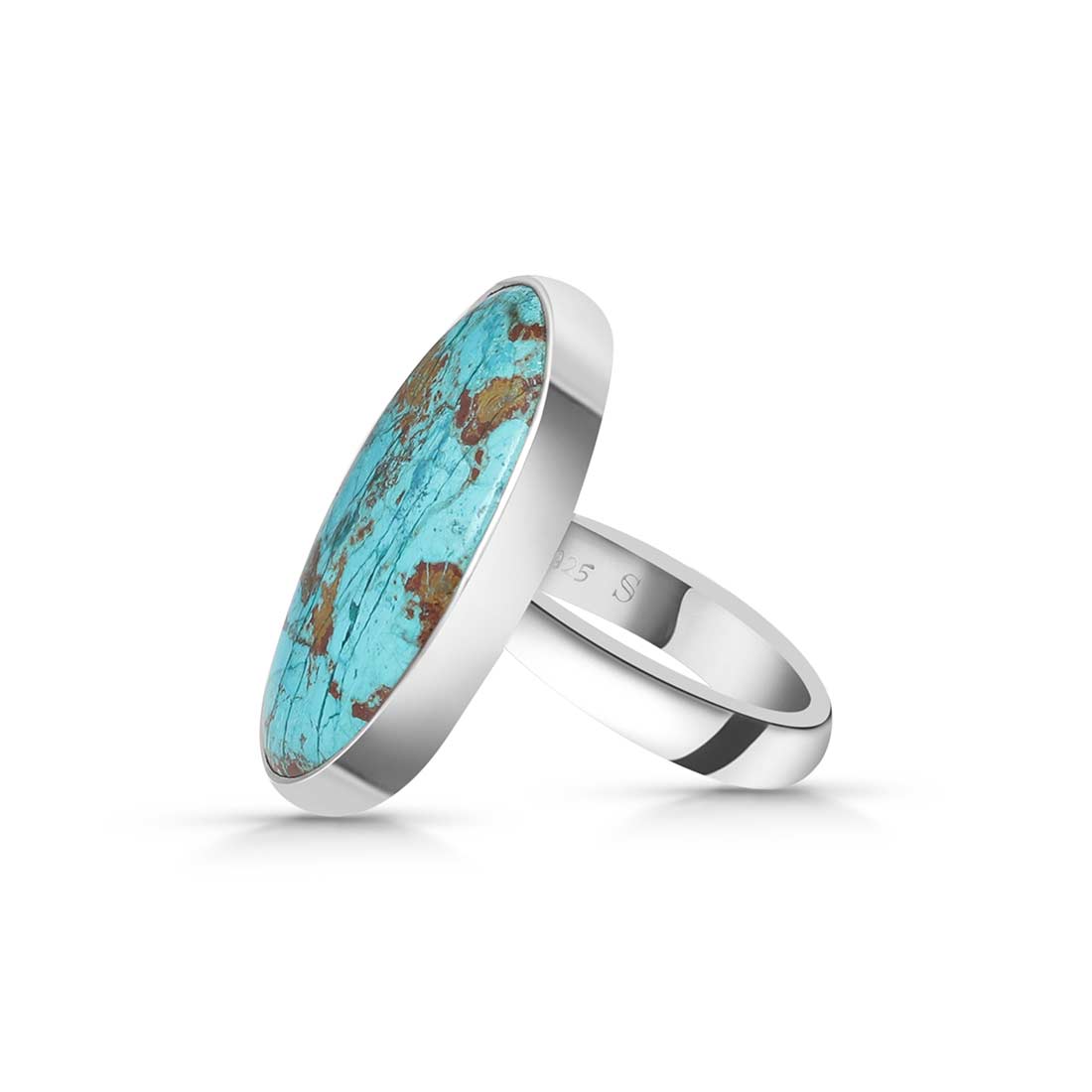 Shattuckite Adjustable Ring-(STK-R-18.)