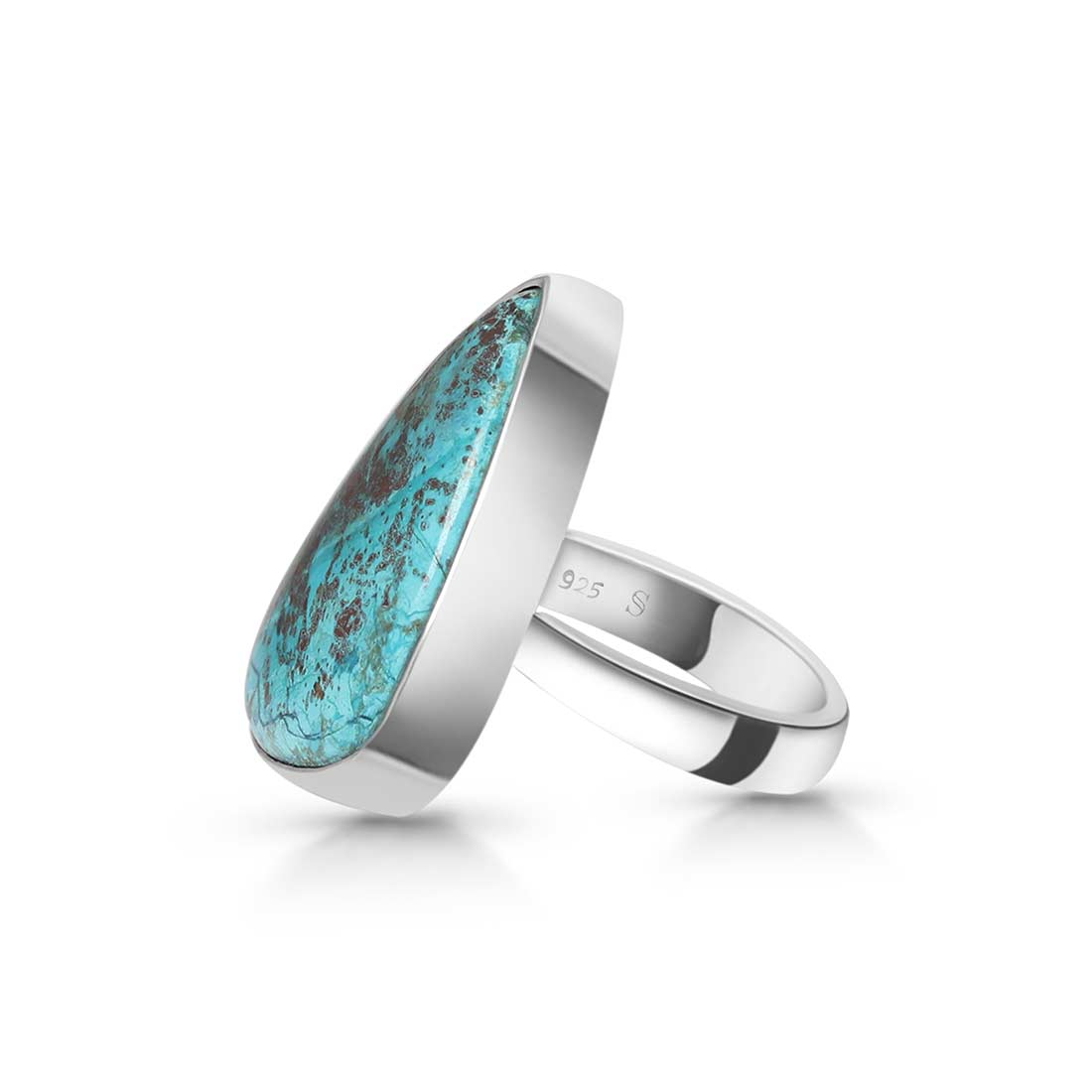 Shattuckite Adjustable Ring-(STK-R-20.)