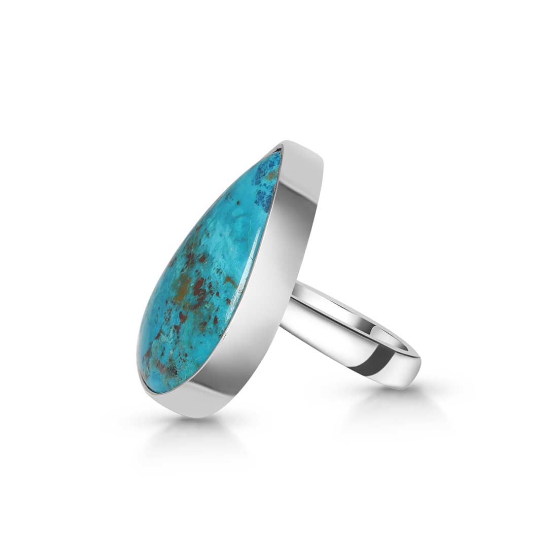 Shattuckite Adjustable Ring-(STK-R-26.)