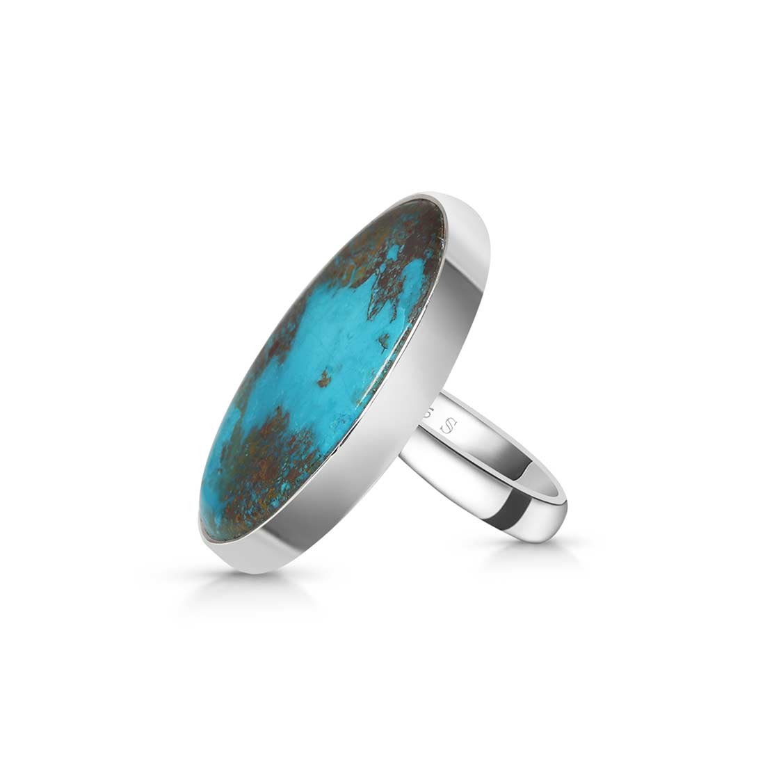 Shattuckite Adjustable Ring-(STK-R-27.)