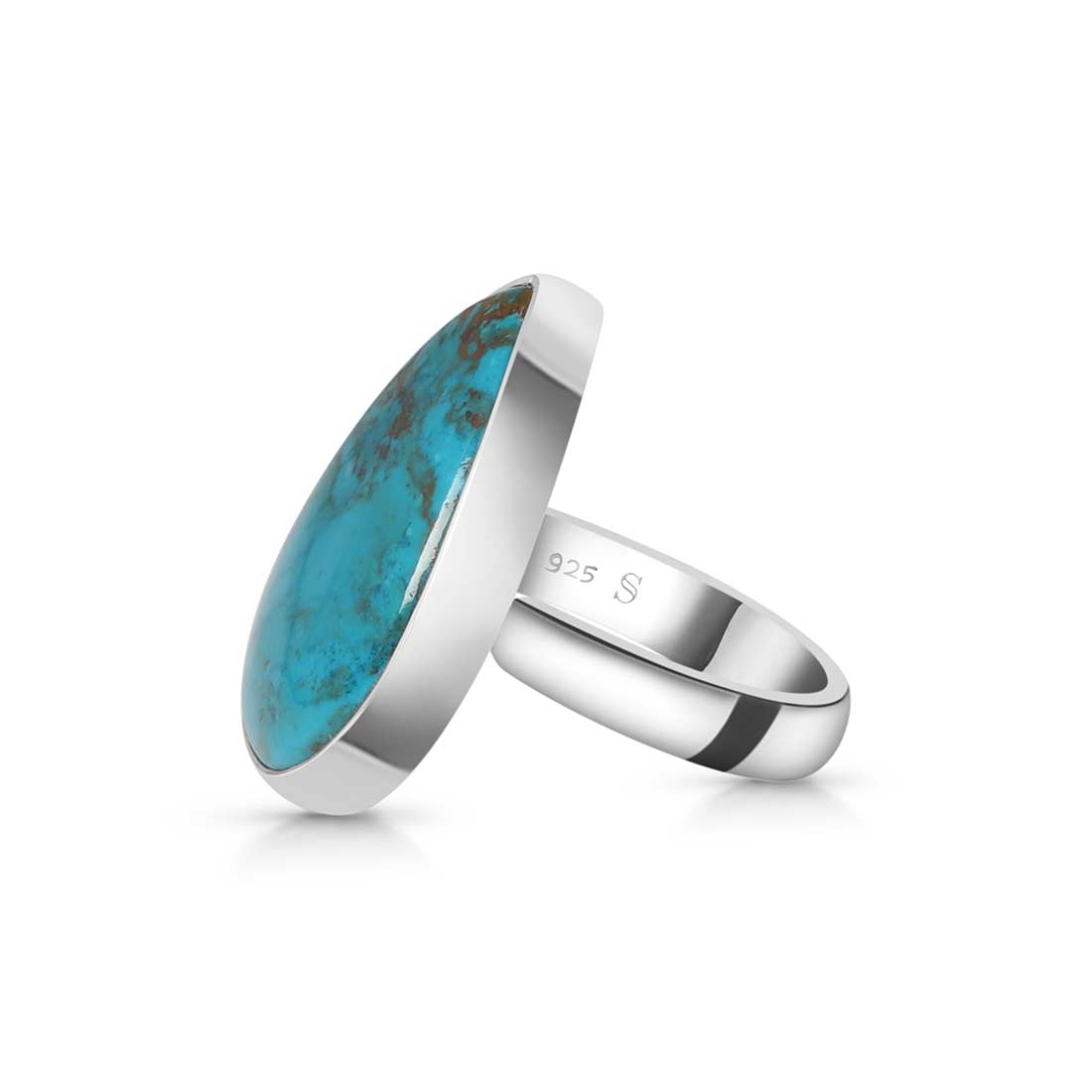 Shattuckite Adjustable Ring-(STK-R-30.)