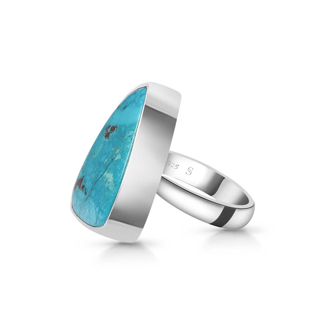 Shattuckite Adjustable Ring-(STK-R-31.)