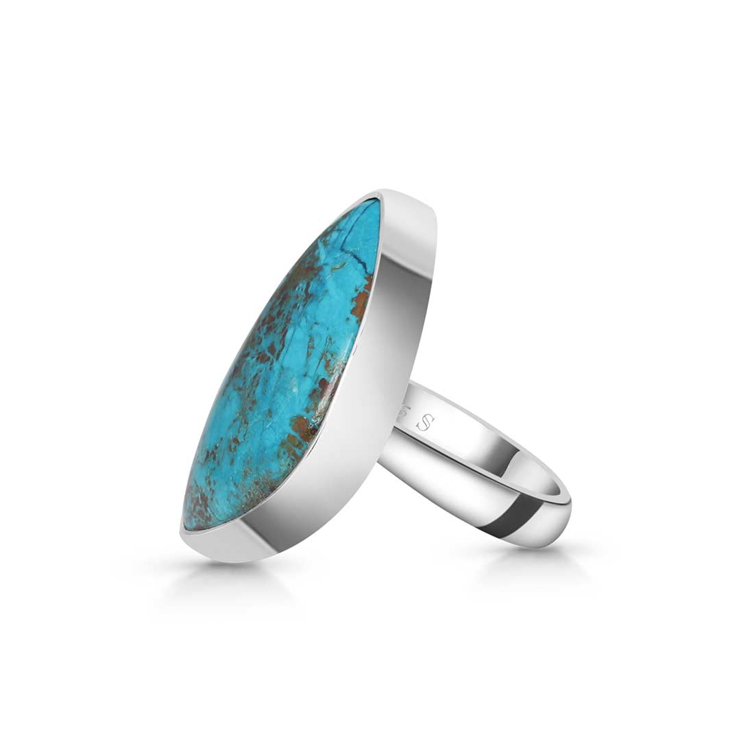 Shattuckite Adjustable Ring-(STK-R-32.)
