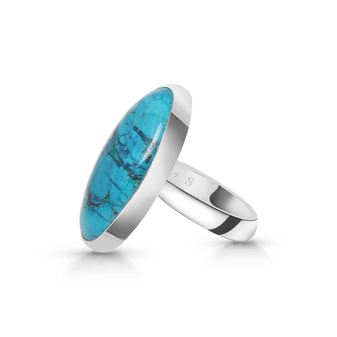 Shattuckite Adjustable Ring-(STK-R-35.)