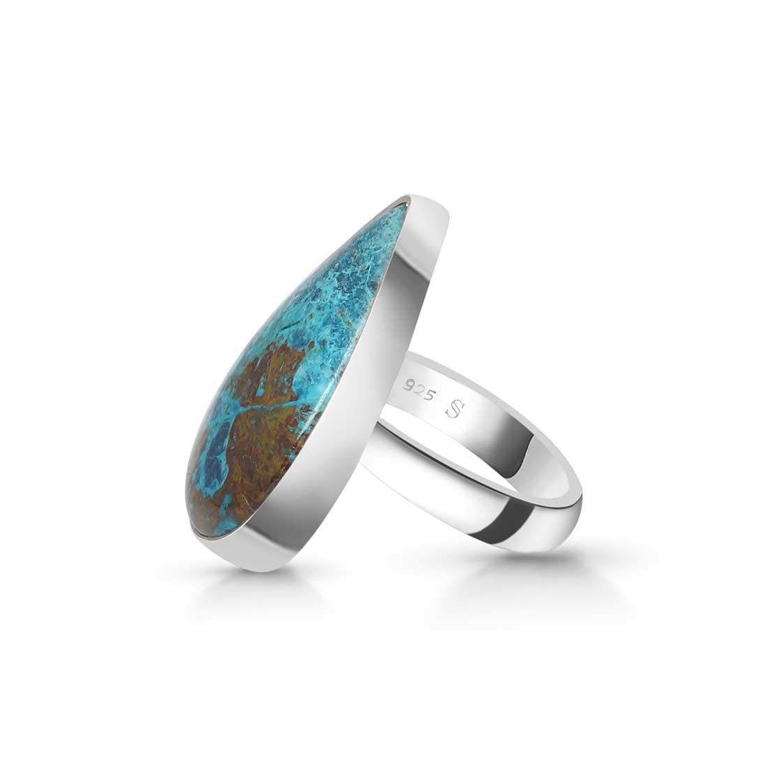 Shattuckite Adjustable Ring-(STK-R-36.)