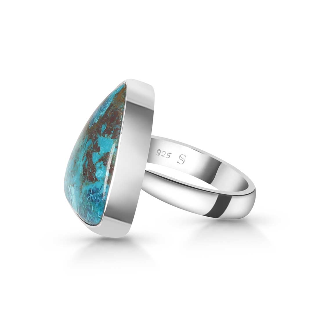 Shattuckite Adjustable Ring-(STK-R-4.)